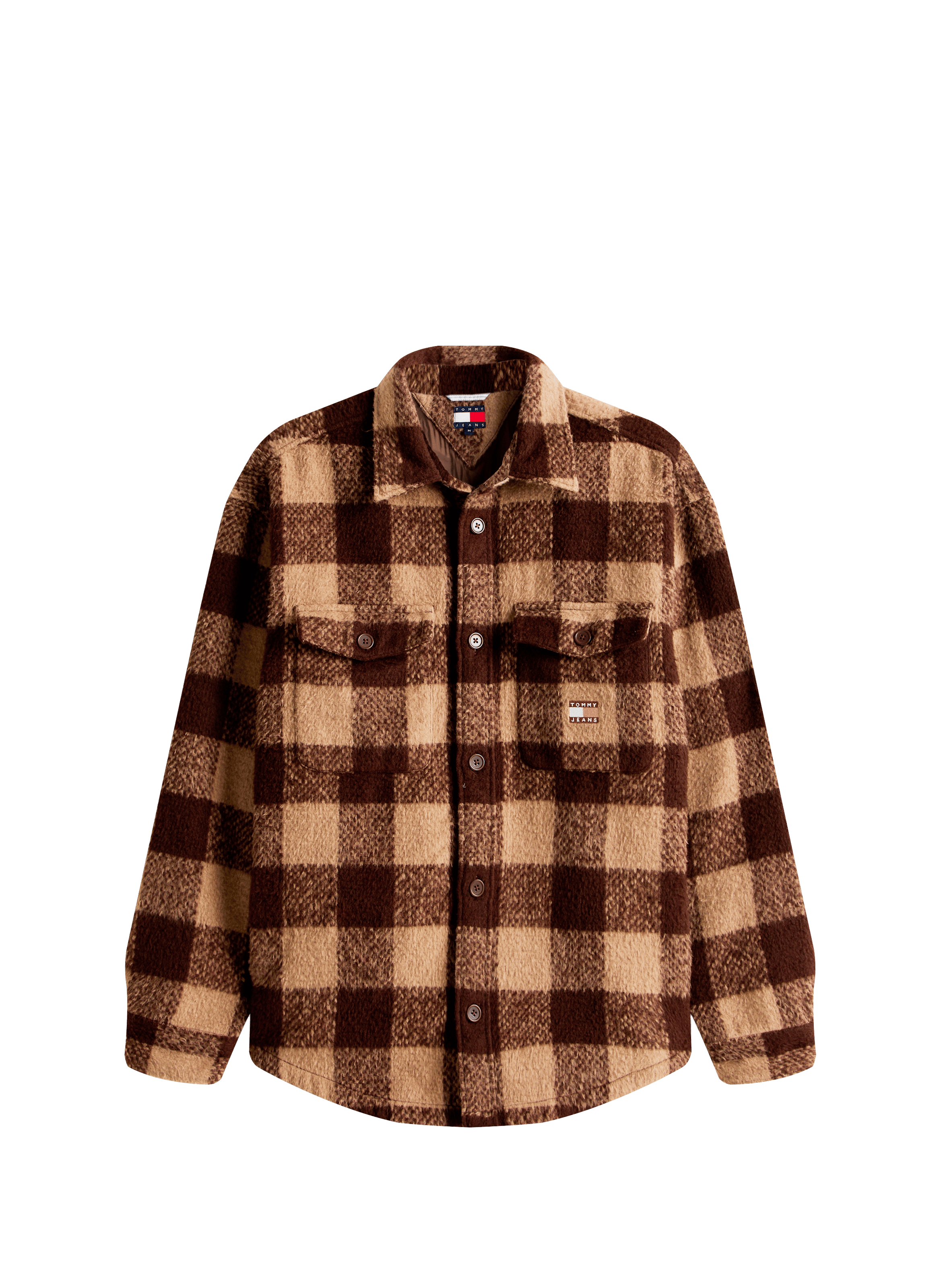 Oversized checked shirt-jacket TOMMY HILFIGER Multicolour