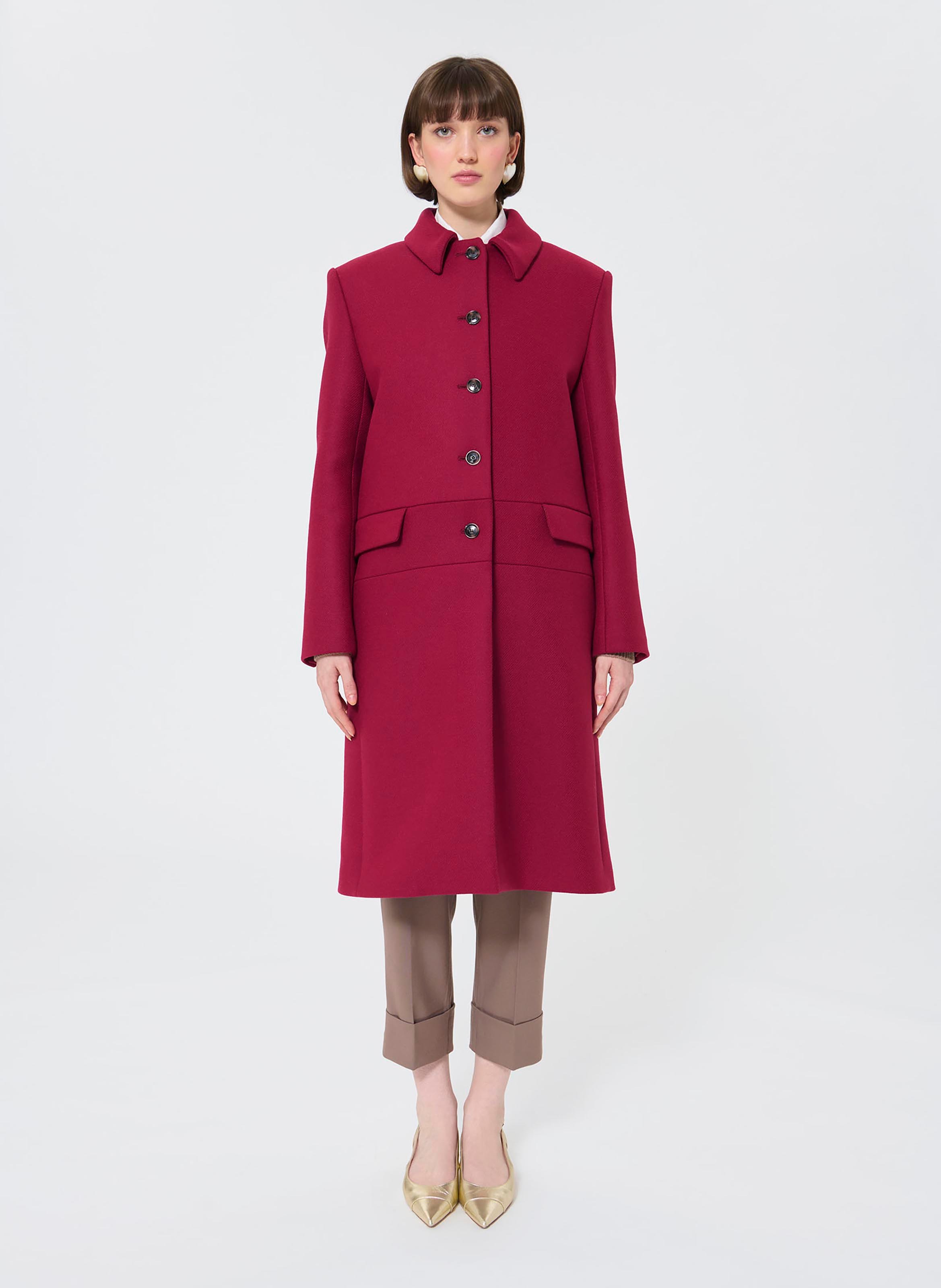 Manteau manola TARA JARMON Rose