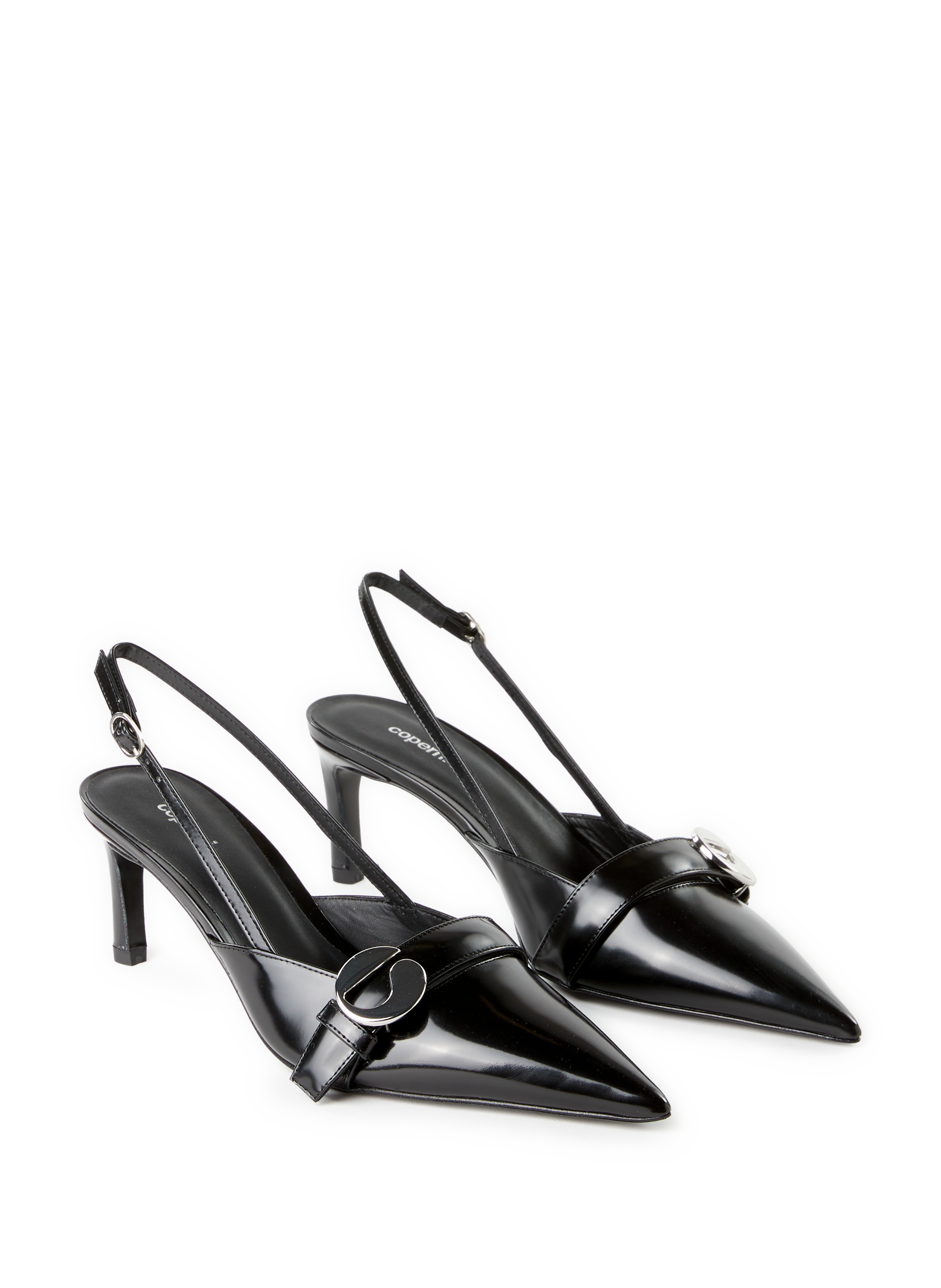 Sling-back vernies en cuir COPERNI Noir