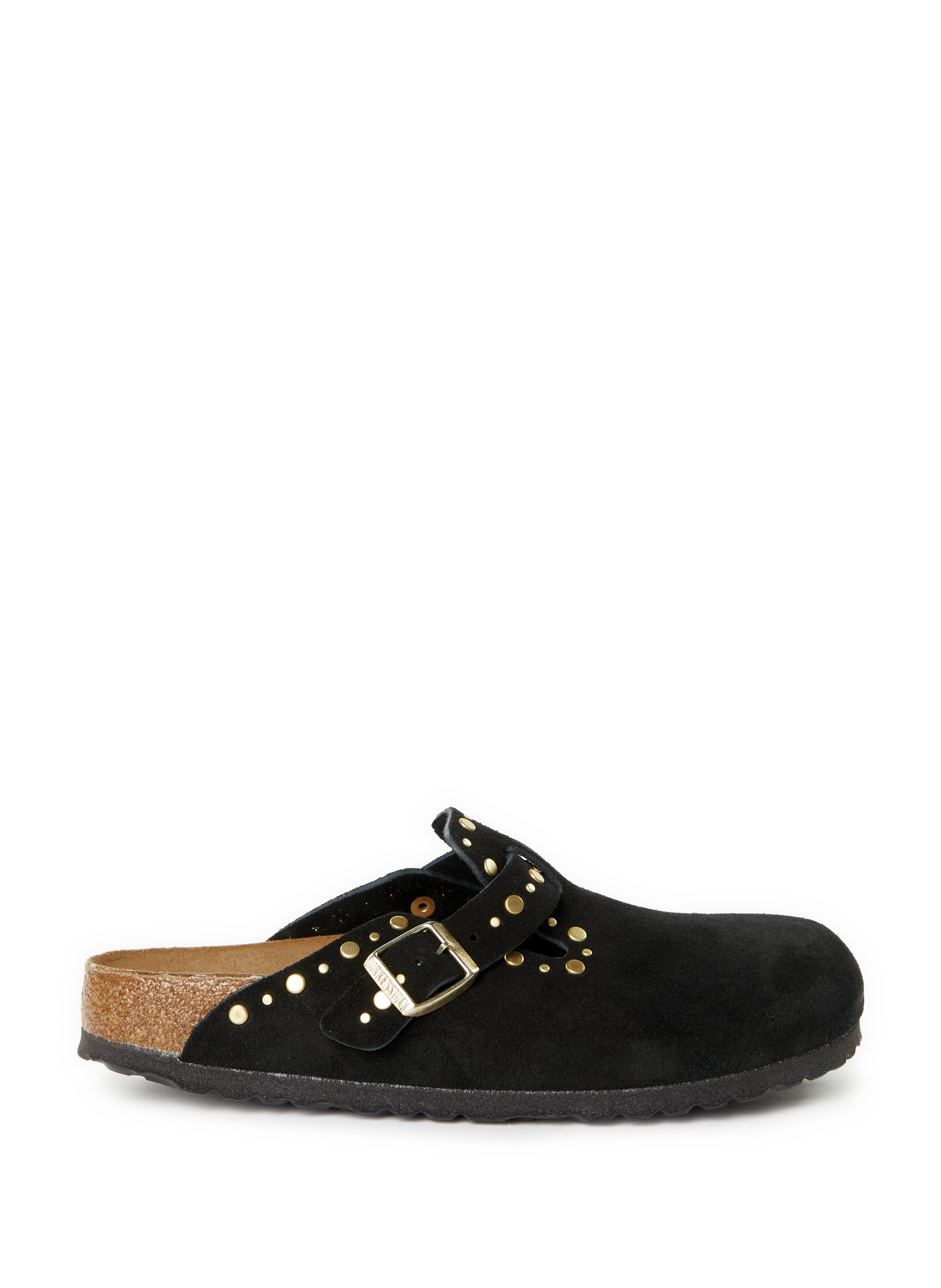 BIRKENSTOCK Mules Boston en cuir de vache Noir