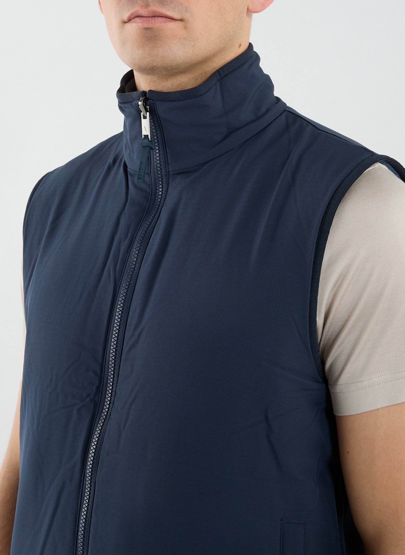 Reversible sherpa sleeveless jacket T-KIT. AIGLE Blue
