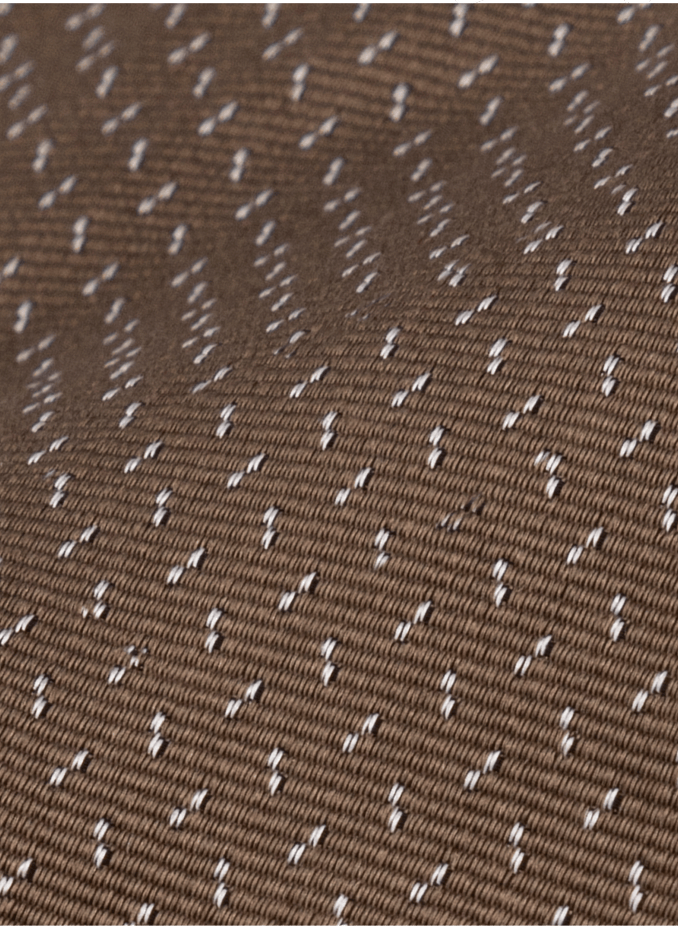 Cravate imprimée CALVIN KLEIN Marron