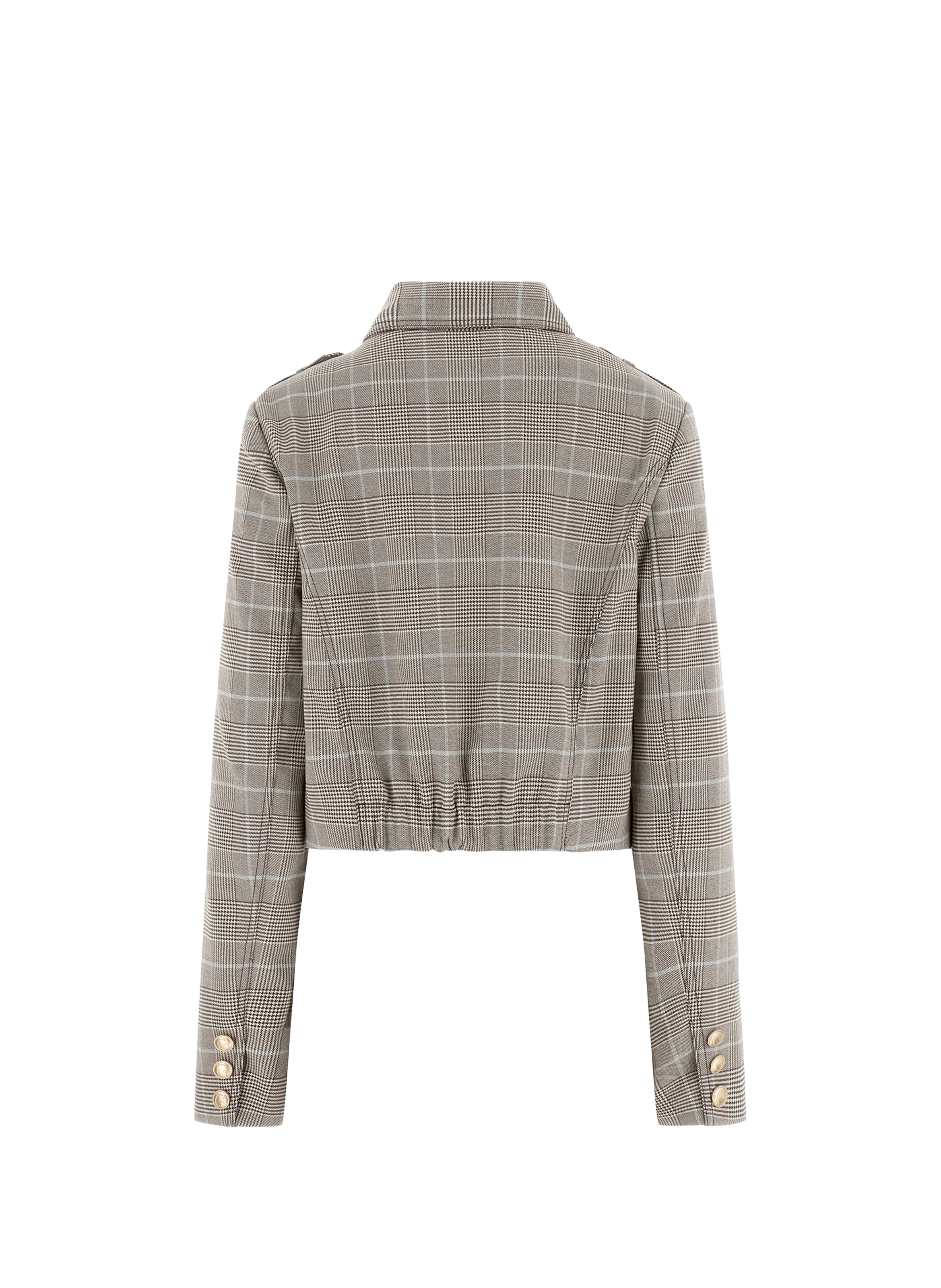 Short checkered jacket GUESS Multicolour