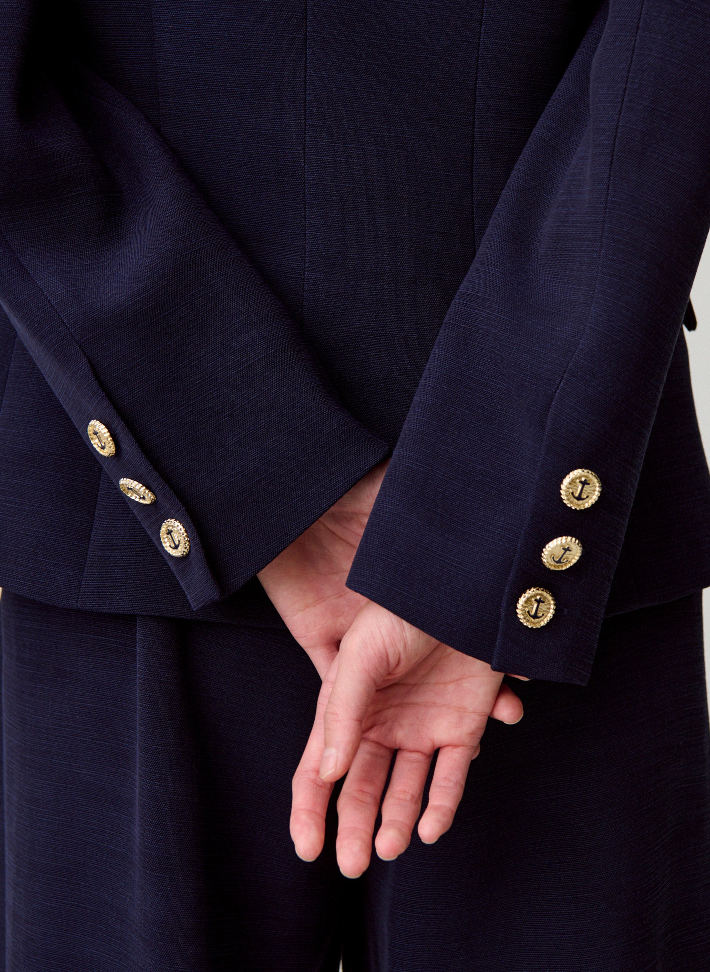 Veste col v CLAUDIE PIERLOT Bleu