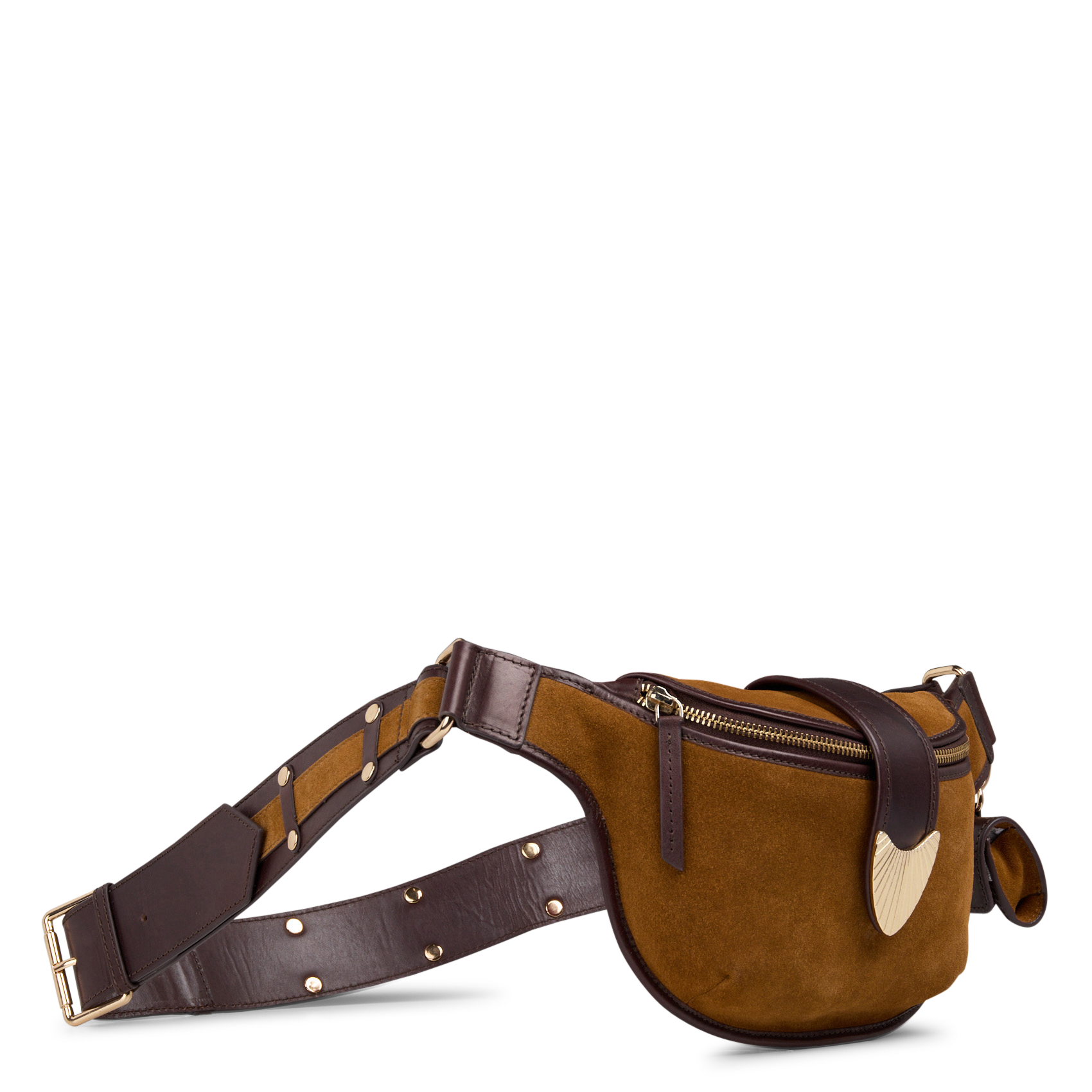 Sac banane en cuir leonard MAISON 123 Beige