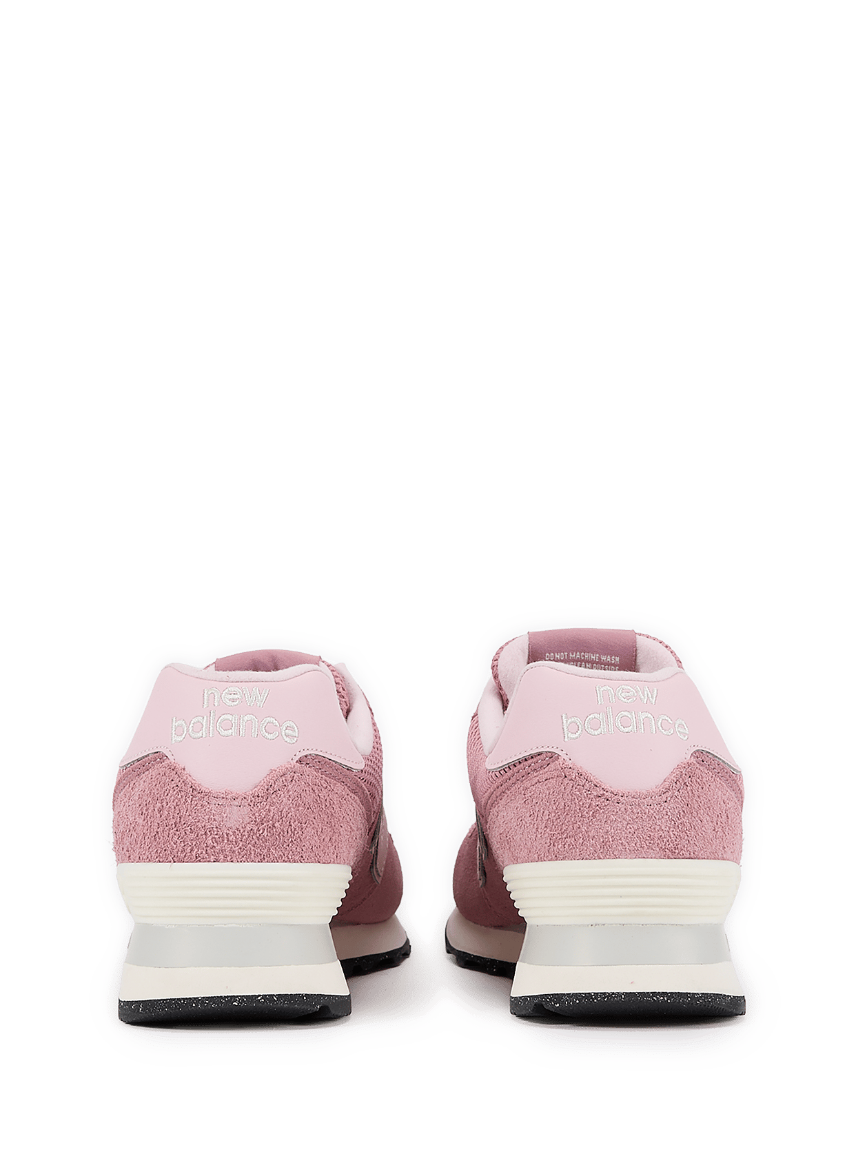 Baskets en cuir et coton mélangés NEW BALANCE Multicolore