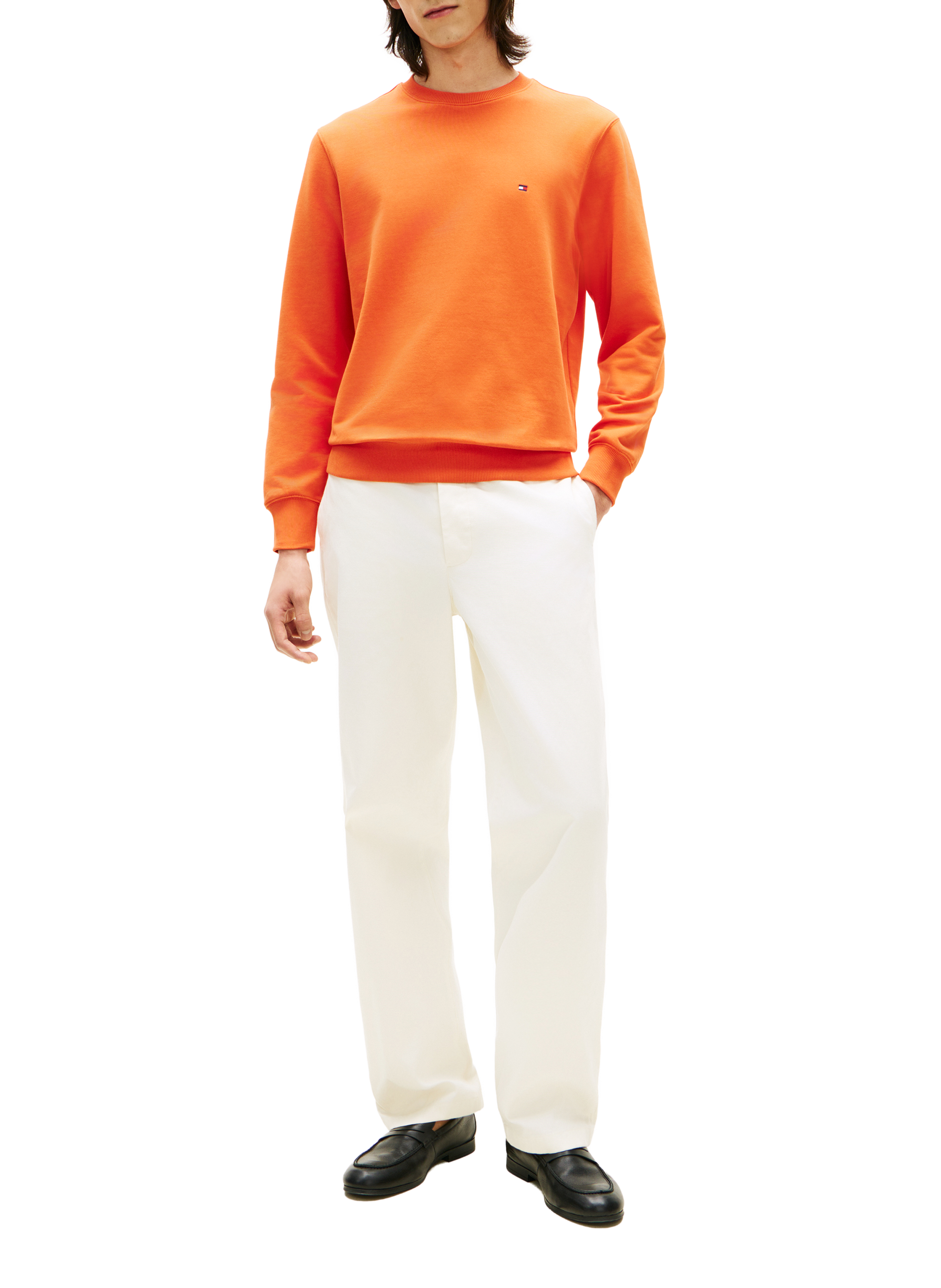 Cotton sweatshirt TOMMY HILFIGER Orange