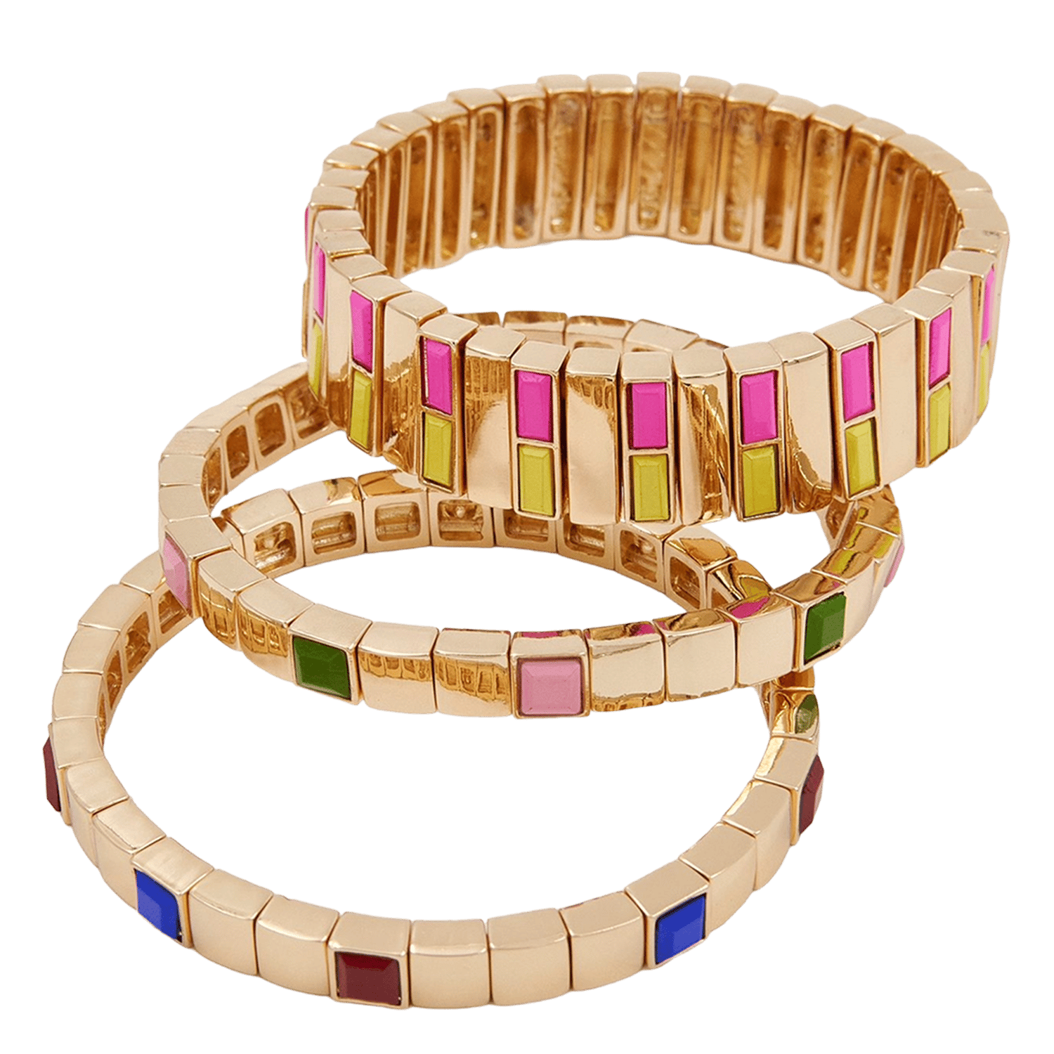Ensemble de bracelets à détails colorés jaline ESSENTIEL ANTWERP Multicolore