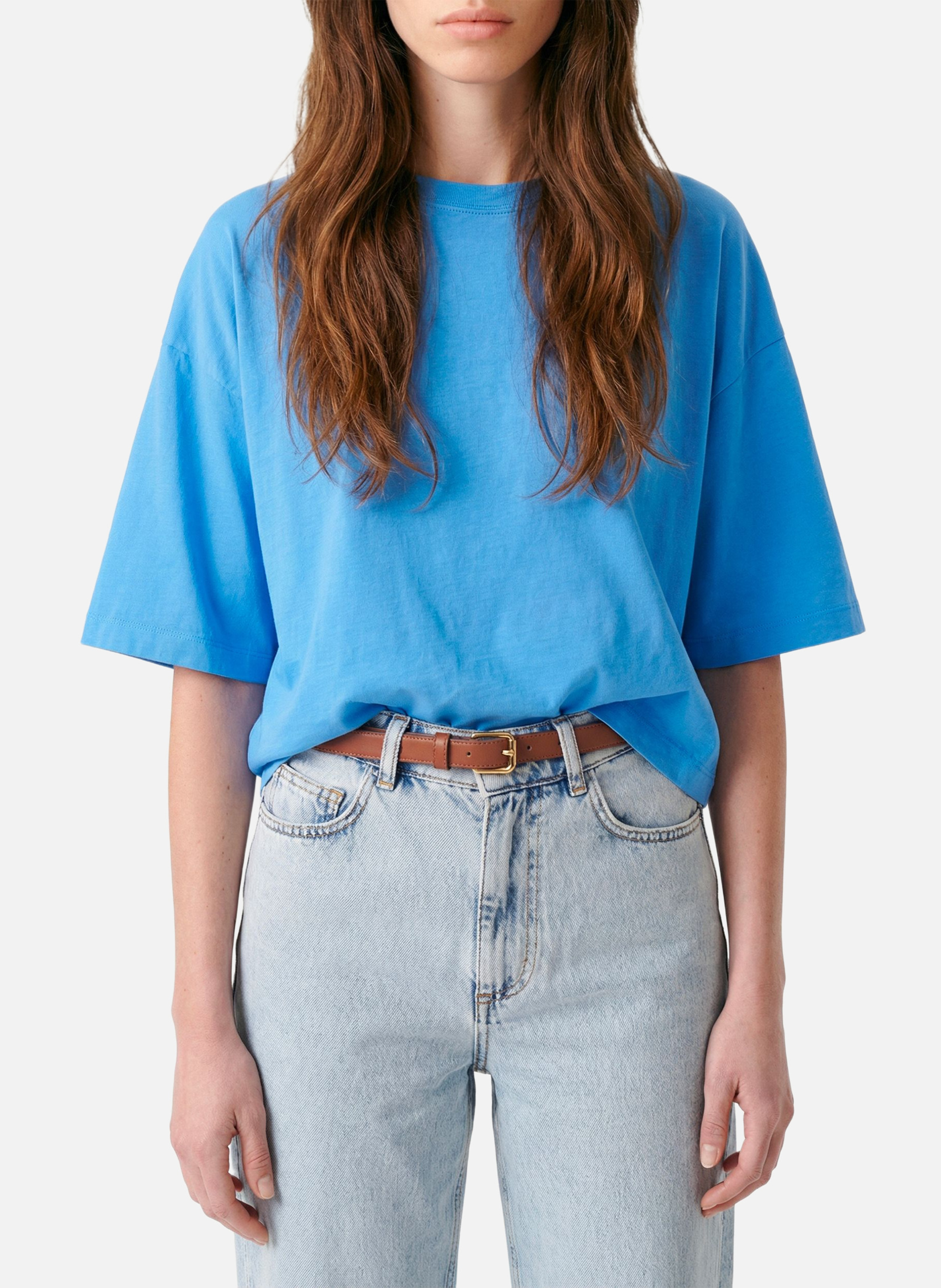 T-shirt camomille VANESSA BRUNO Bleu