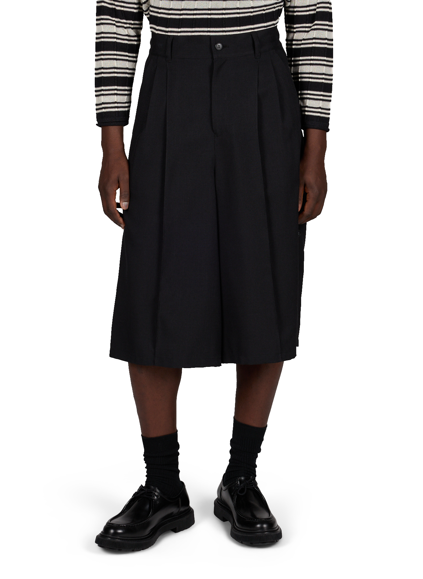 Straight shorts WANSIE Black