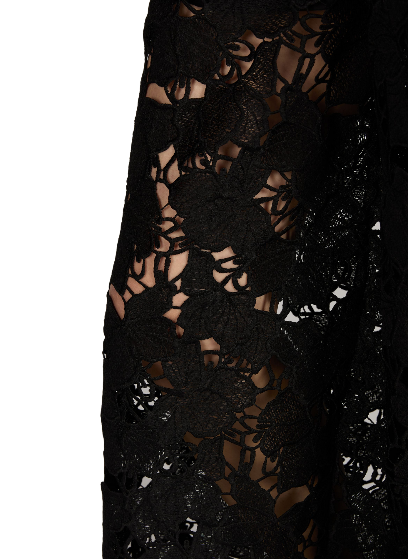 Wide-leg lace pants VILA Black