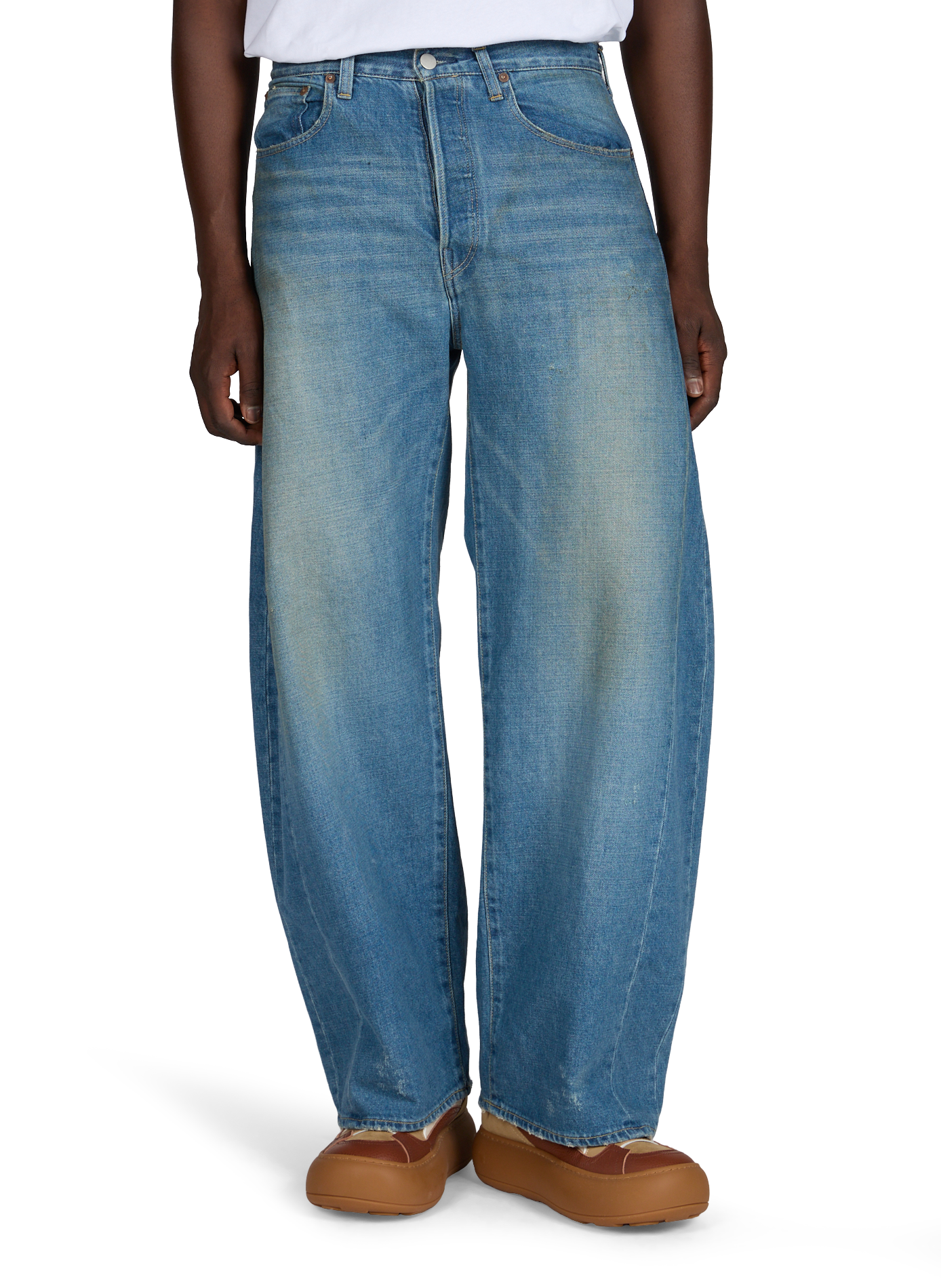 Jean ample en coton SSSTEIN Bleu