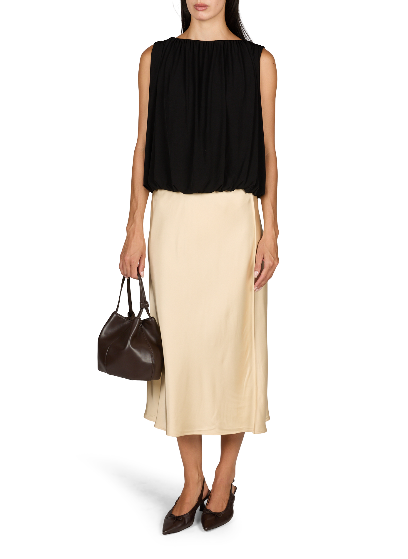 Cleo leather handbag ATELIER DE LUMEN Brown
