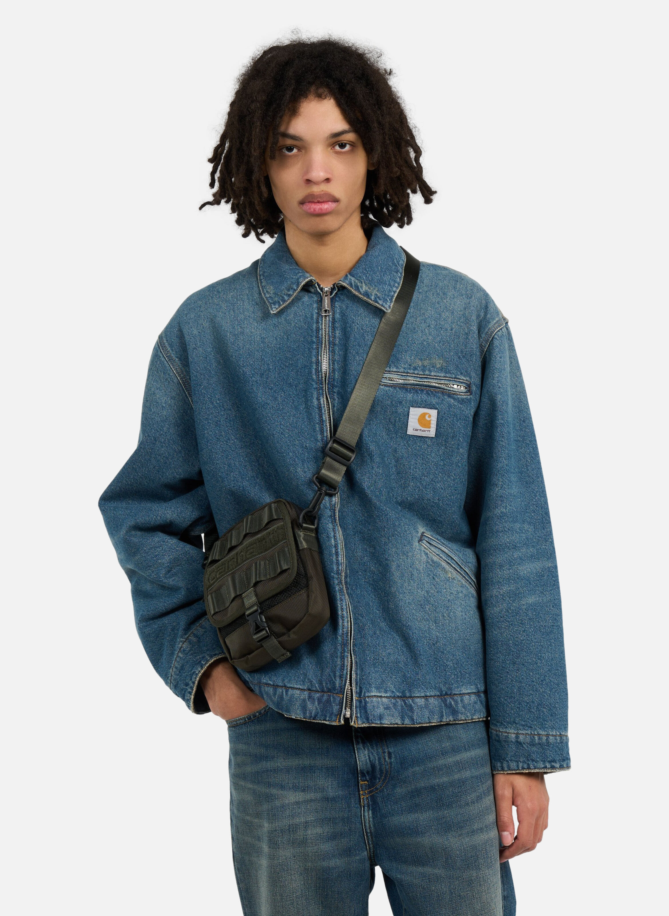 Sac porté épaule prescott shoulder pouch CARHARTT WIP Kaki