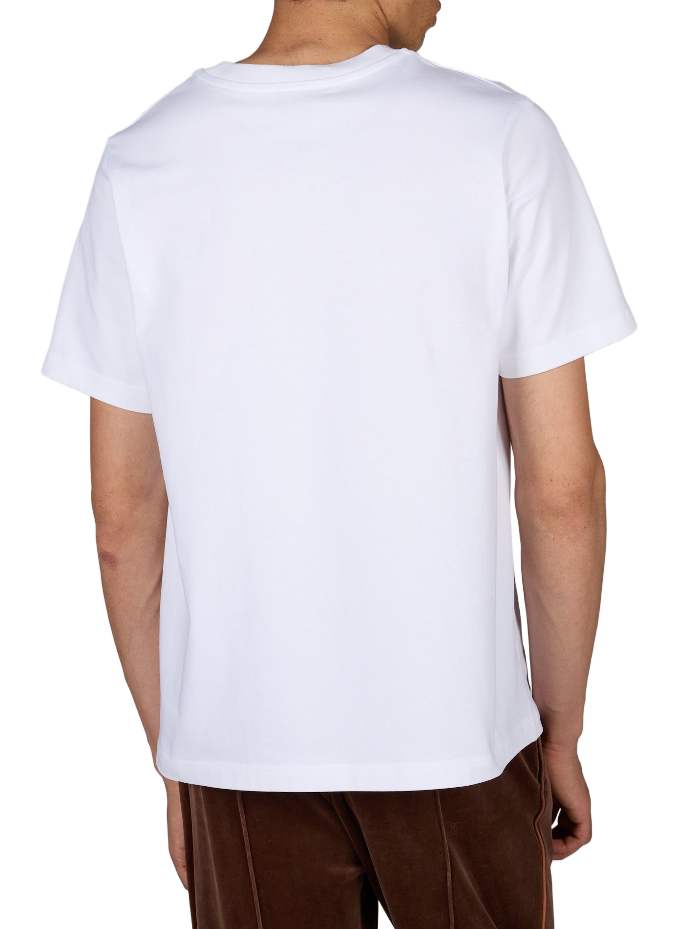 T-shirt droit Tennis Club en coton CASABLANCA PARIS Blanc