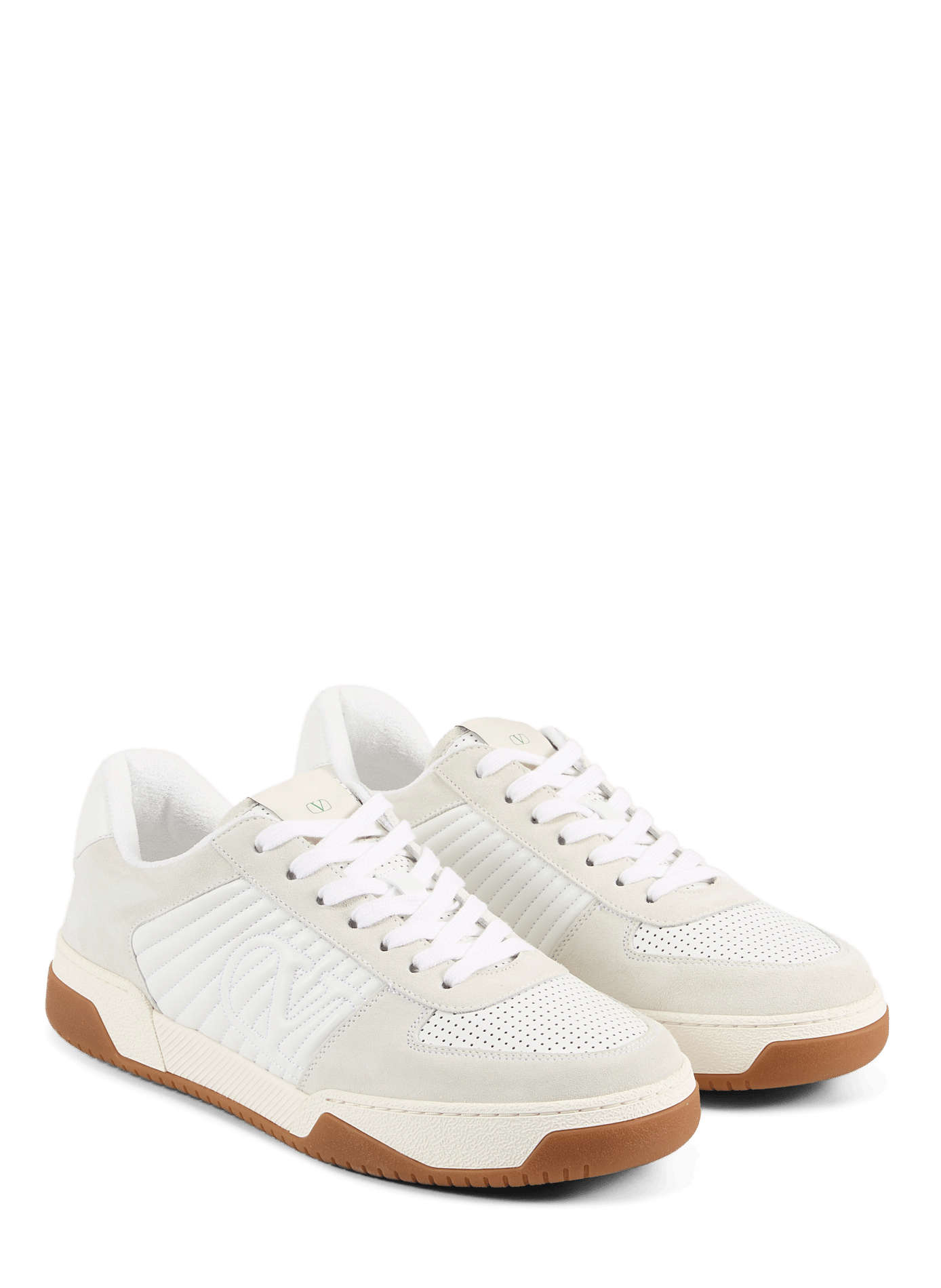 Leather sneakers VALENTINO White
