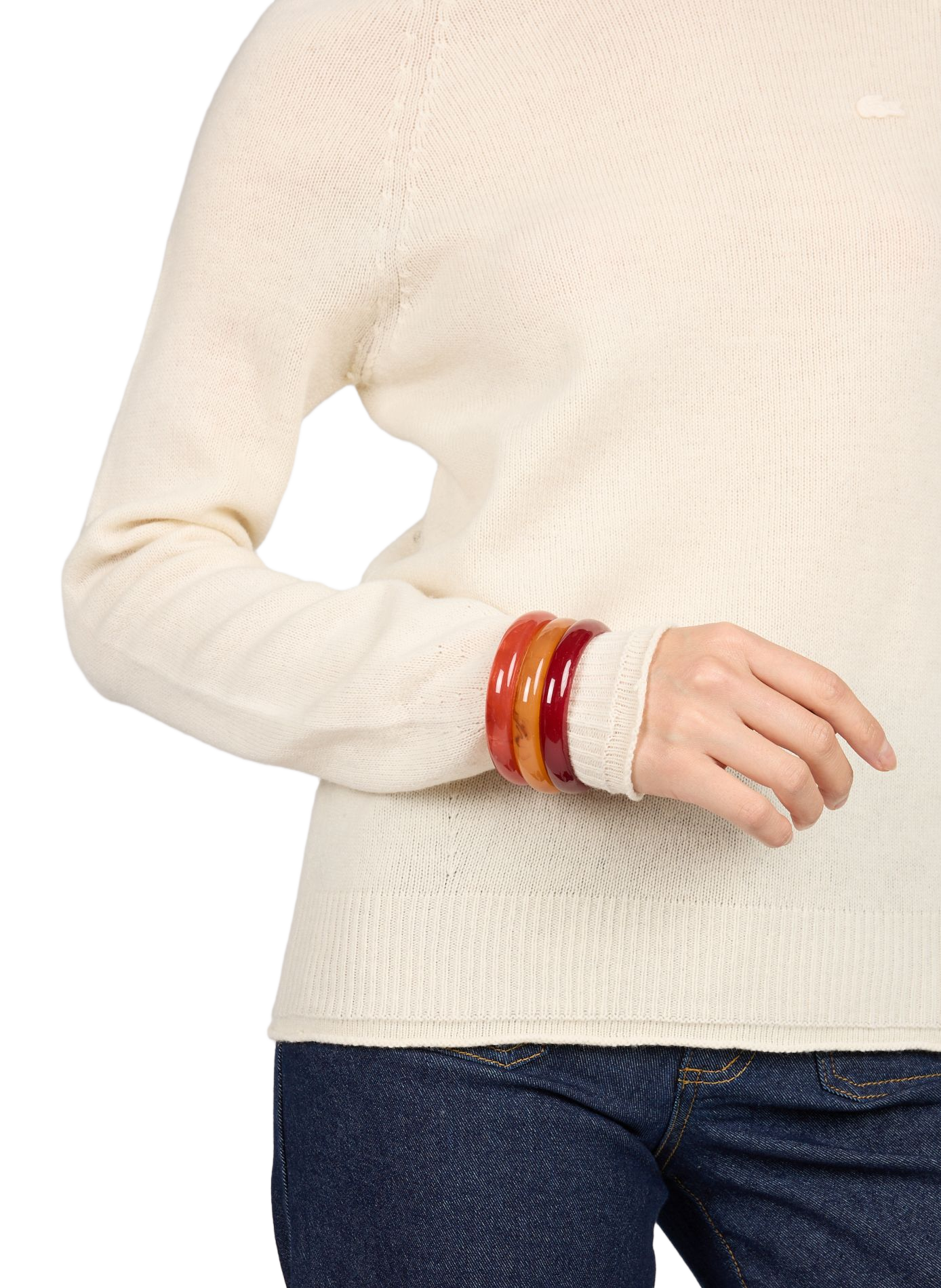 Set of 3 bracelets AU PRINTEMPS PARIS Red