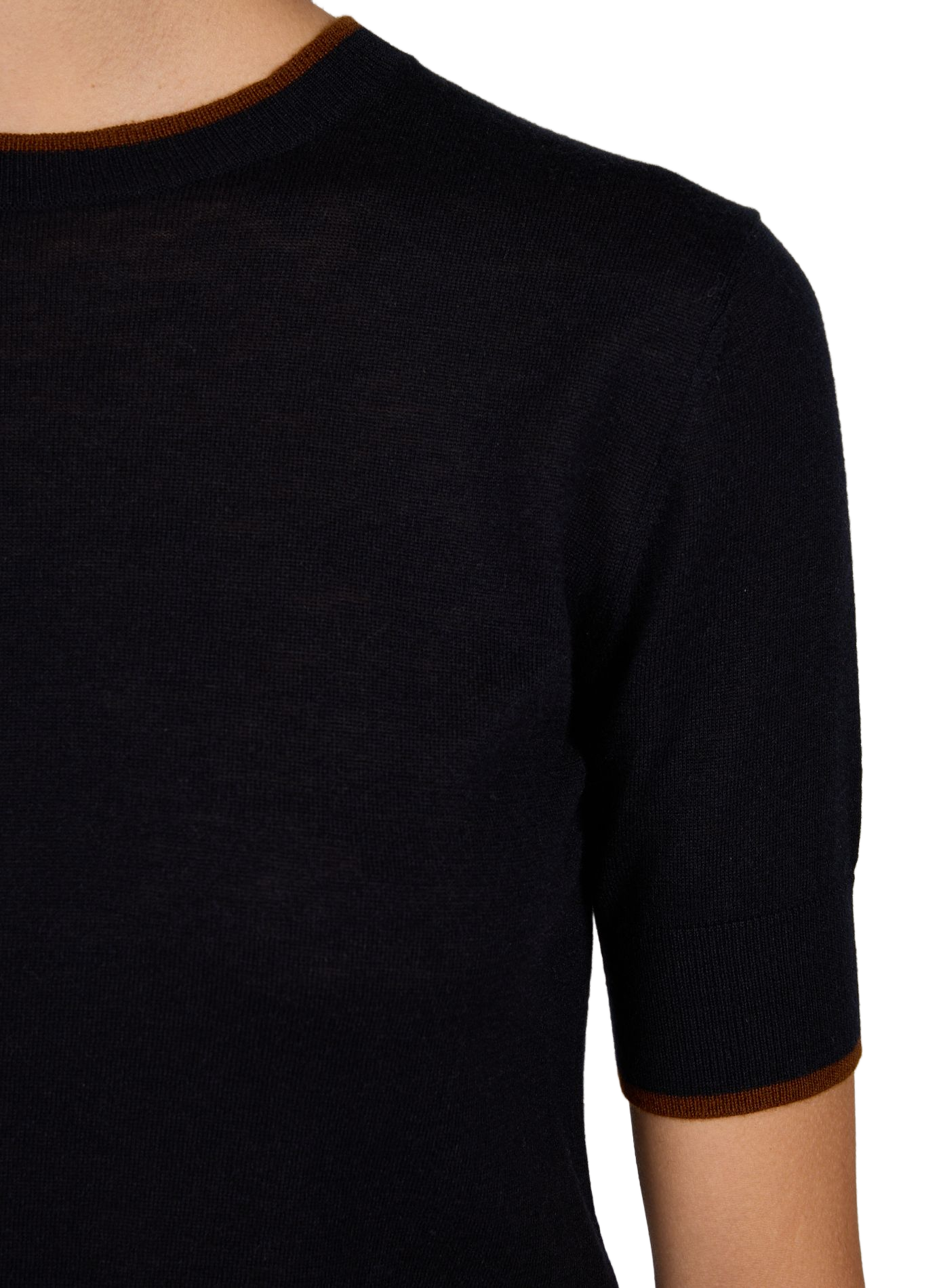 Round neck silk and wool sweater MAX MARA STUDIO Blue