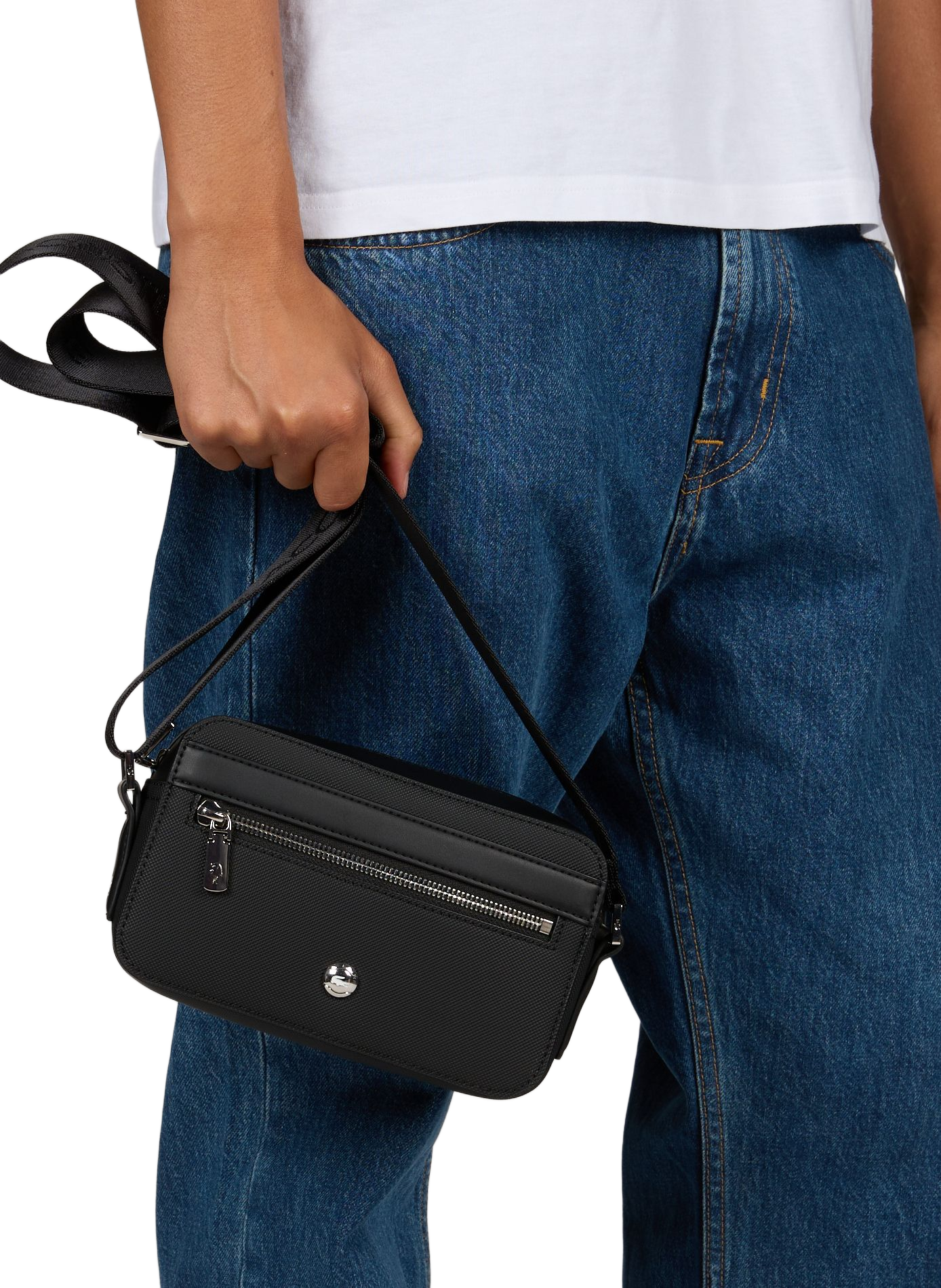Langon Umhängetasche mit Steppmuster LACOSTE Schwarz
