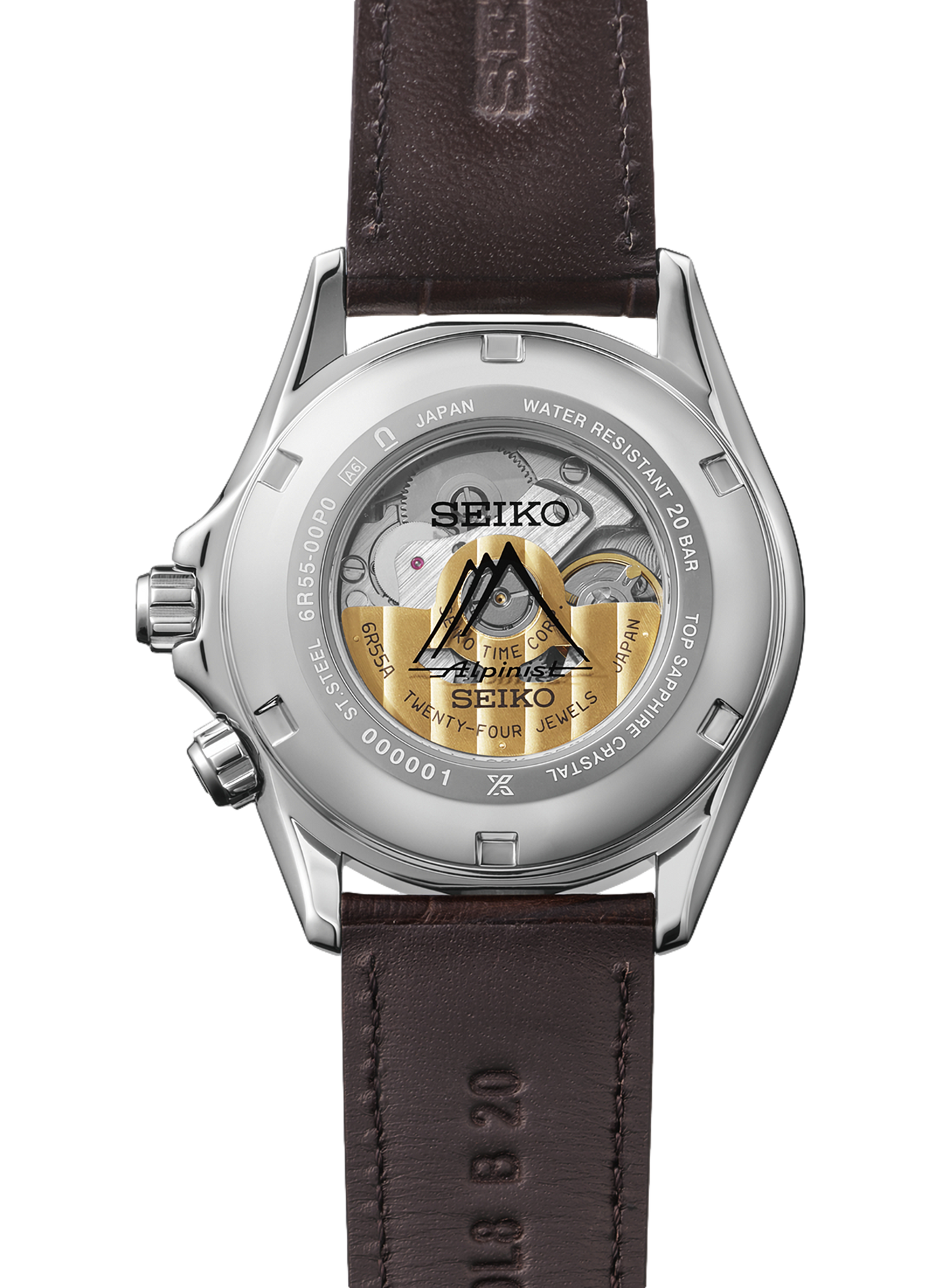 Montre automatique Prospex en cuir SEIKO Vert