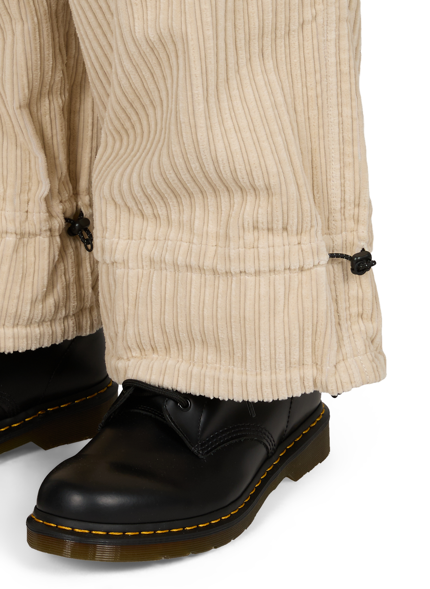 Pantaloni in velluto a coste di cotone WANSIE Beige