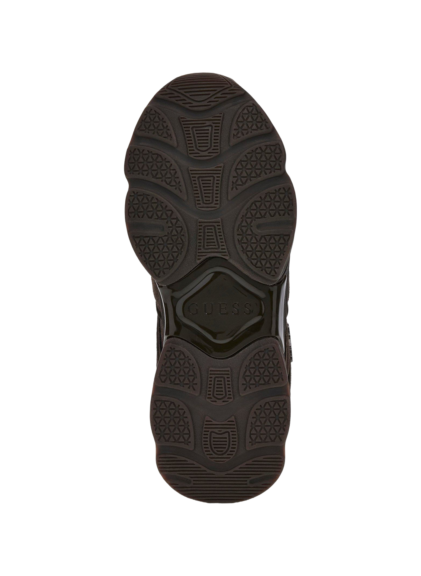 Caracol suede leather running shoes GUESS Brown
