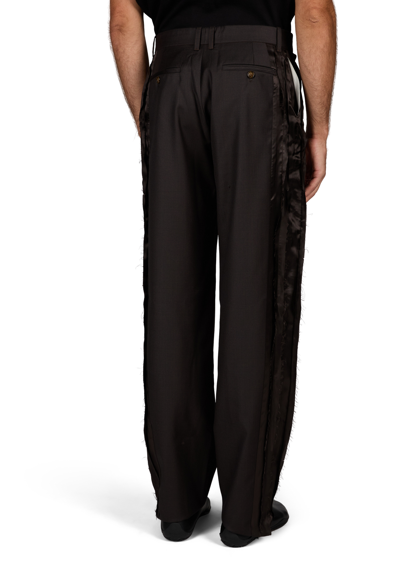 Wollhose mit geradem Schnitt SONIA CARRASCO Braun