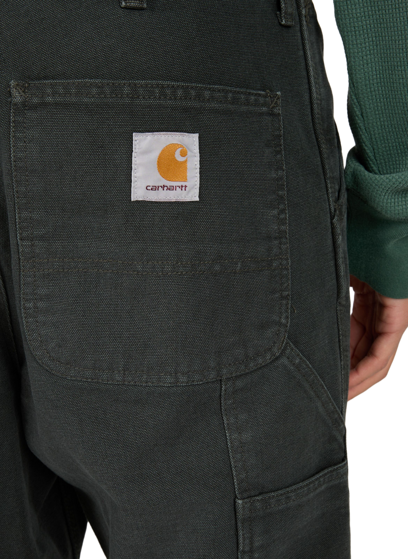 Pantalon uni en coton CARHARTT WIP Vert