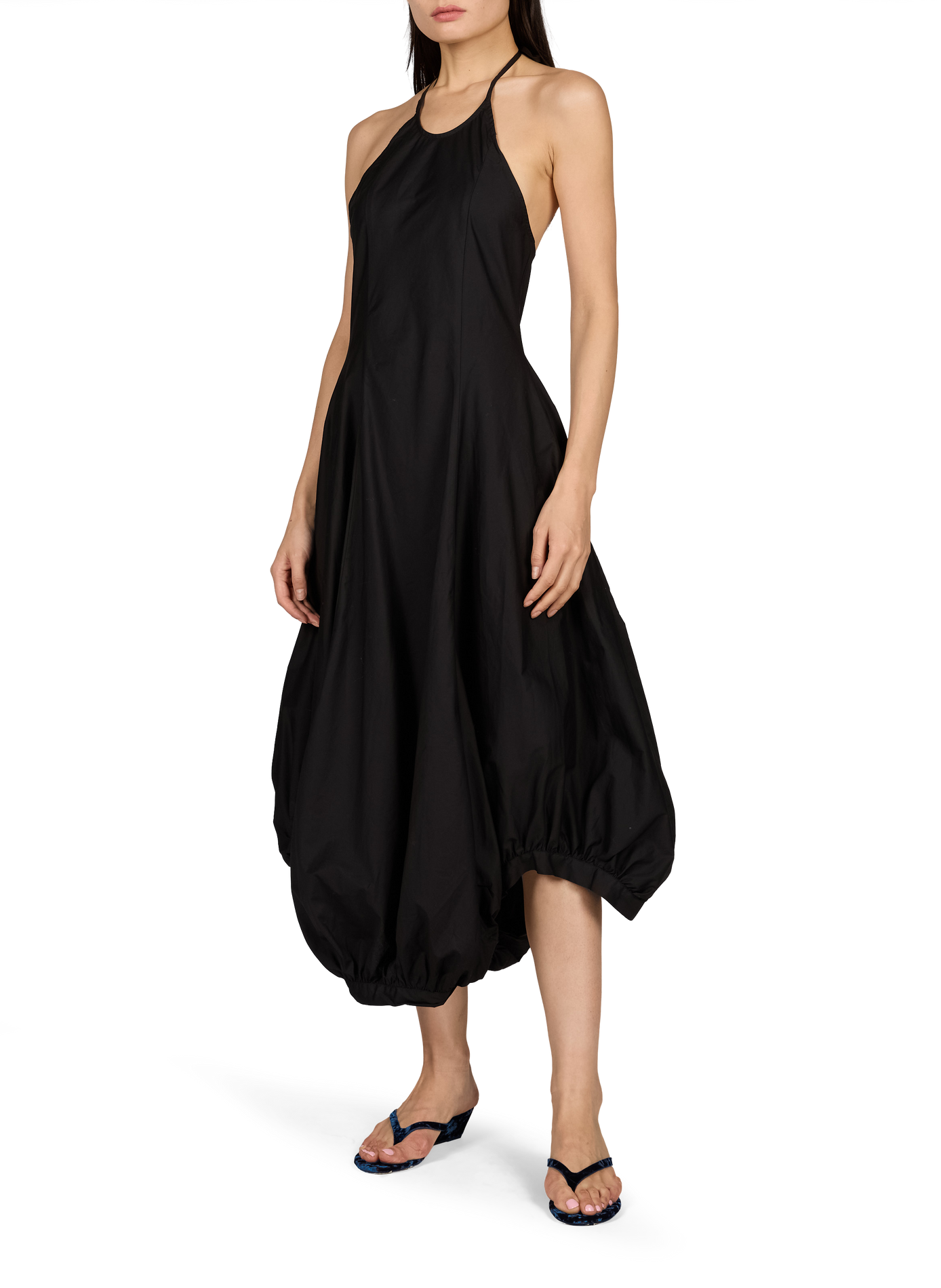 Cotton balloon dress GIMAGUAS Black