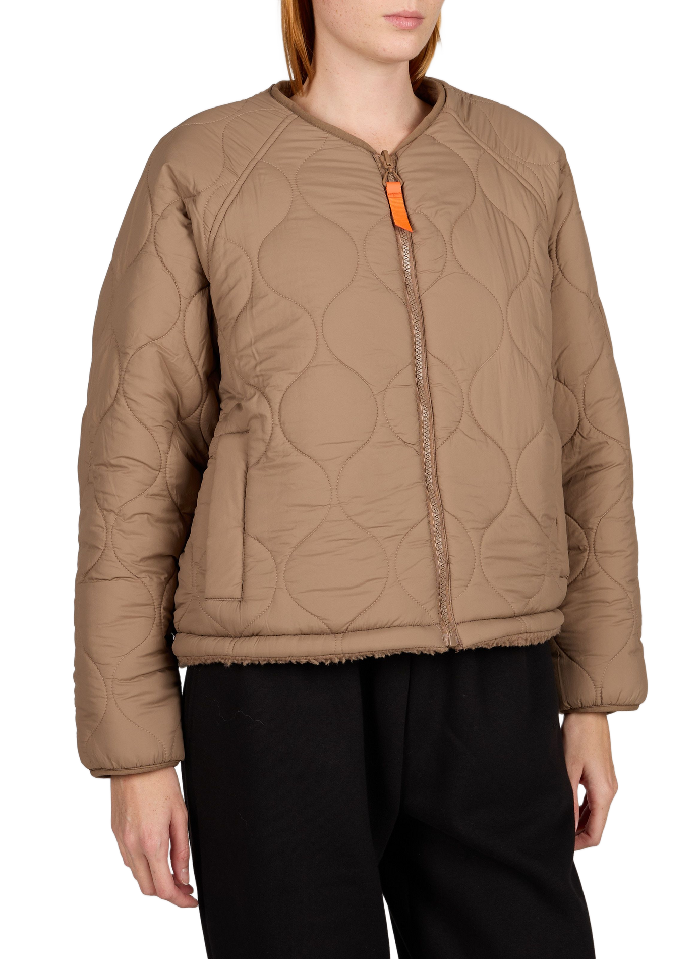 Gerade geschnittene Steppjacke GERTRUDE Braun