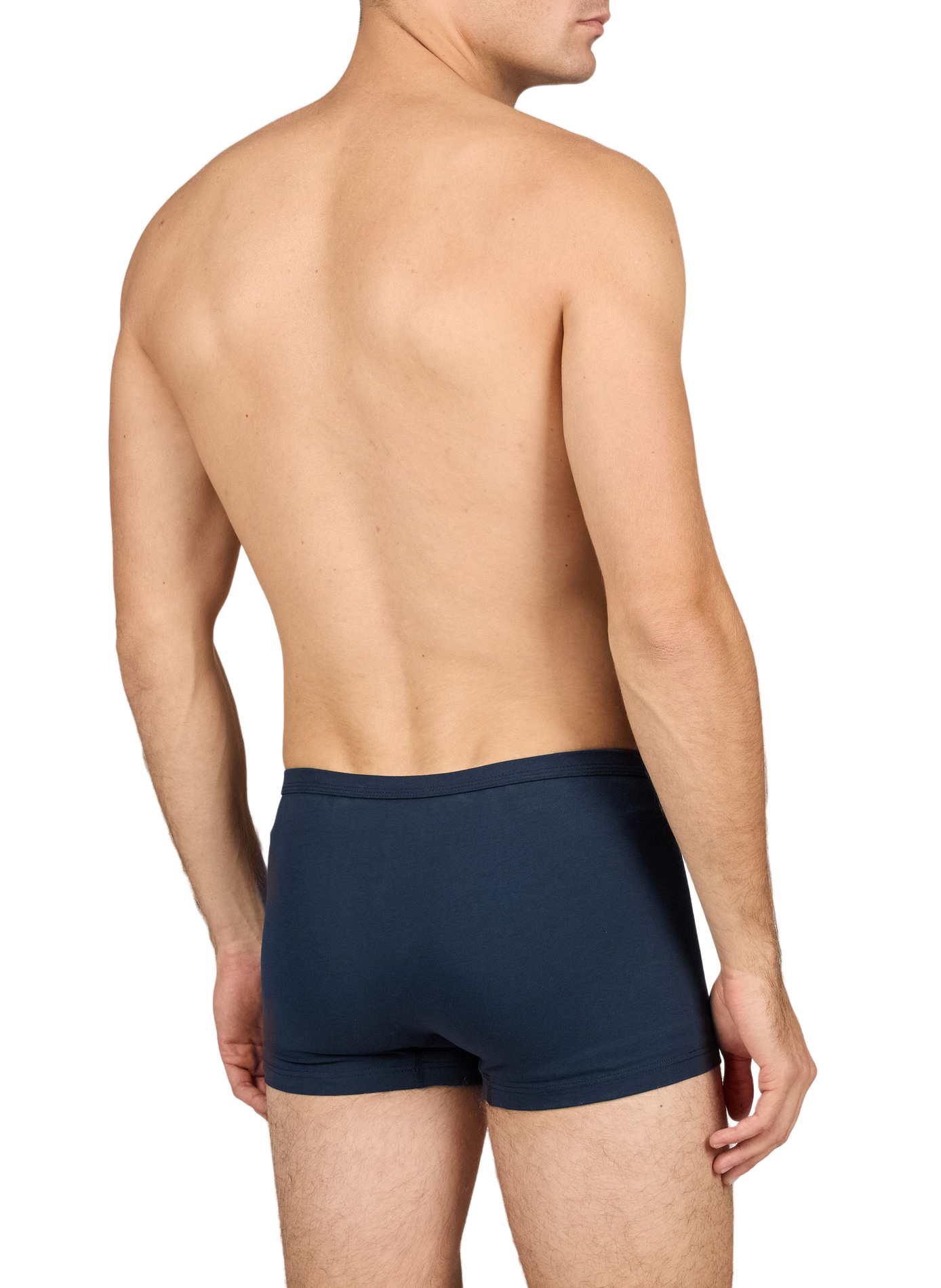 Plain straight-cut boxer shorts AU PRINTEMPS PARIS Blue