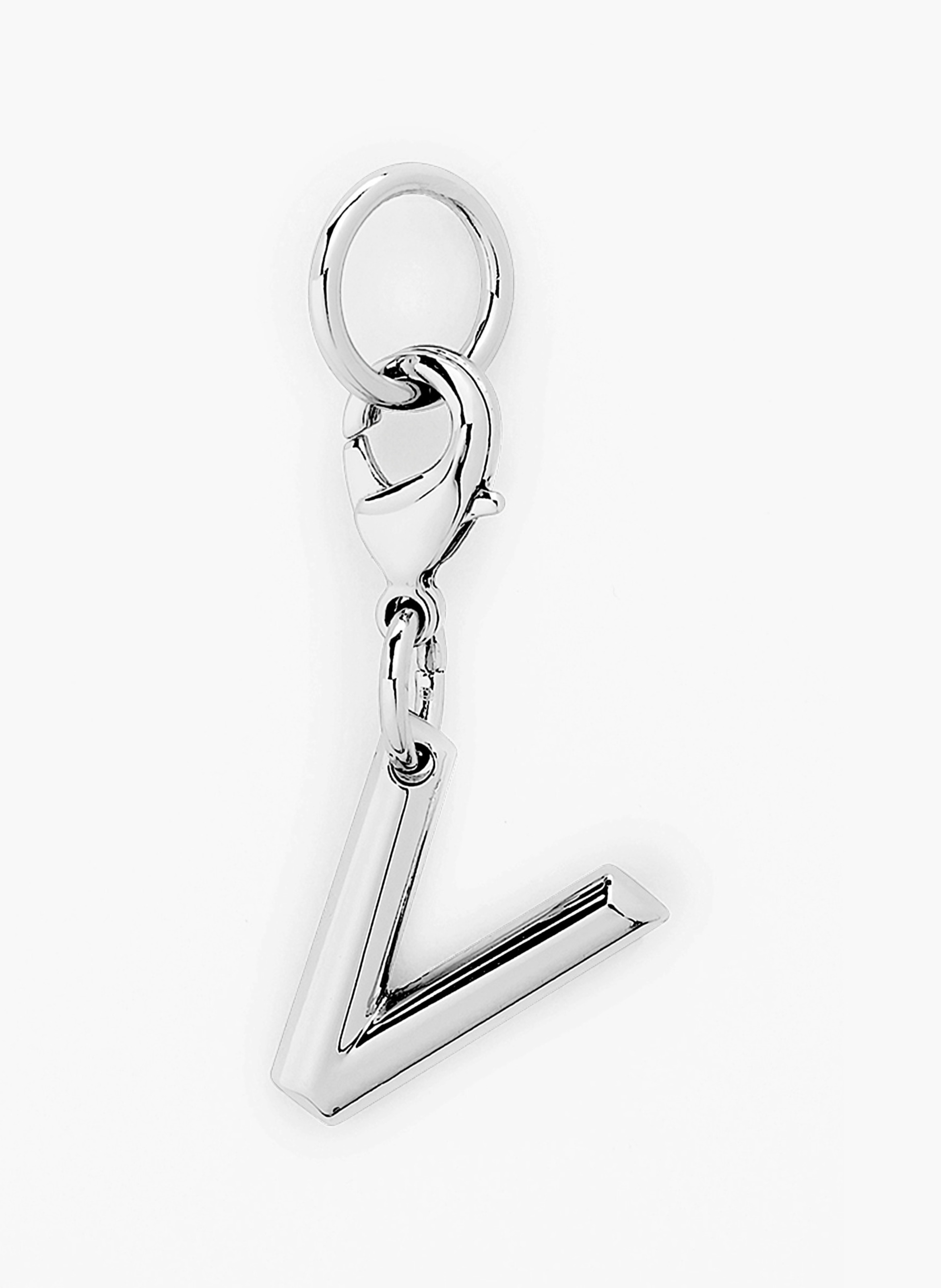 Charme métallique argenté lancel – lettre v. LANCEL Argent