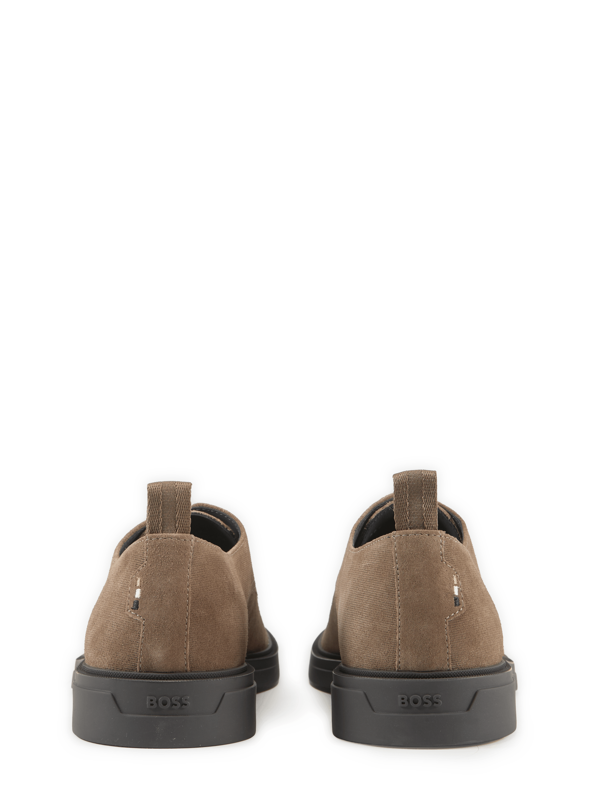 Derby Calev stringate in pelle scamosciata BOSS Beige