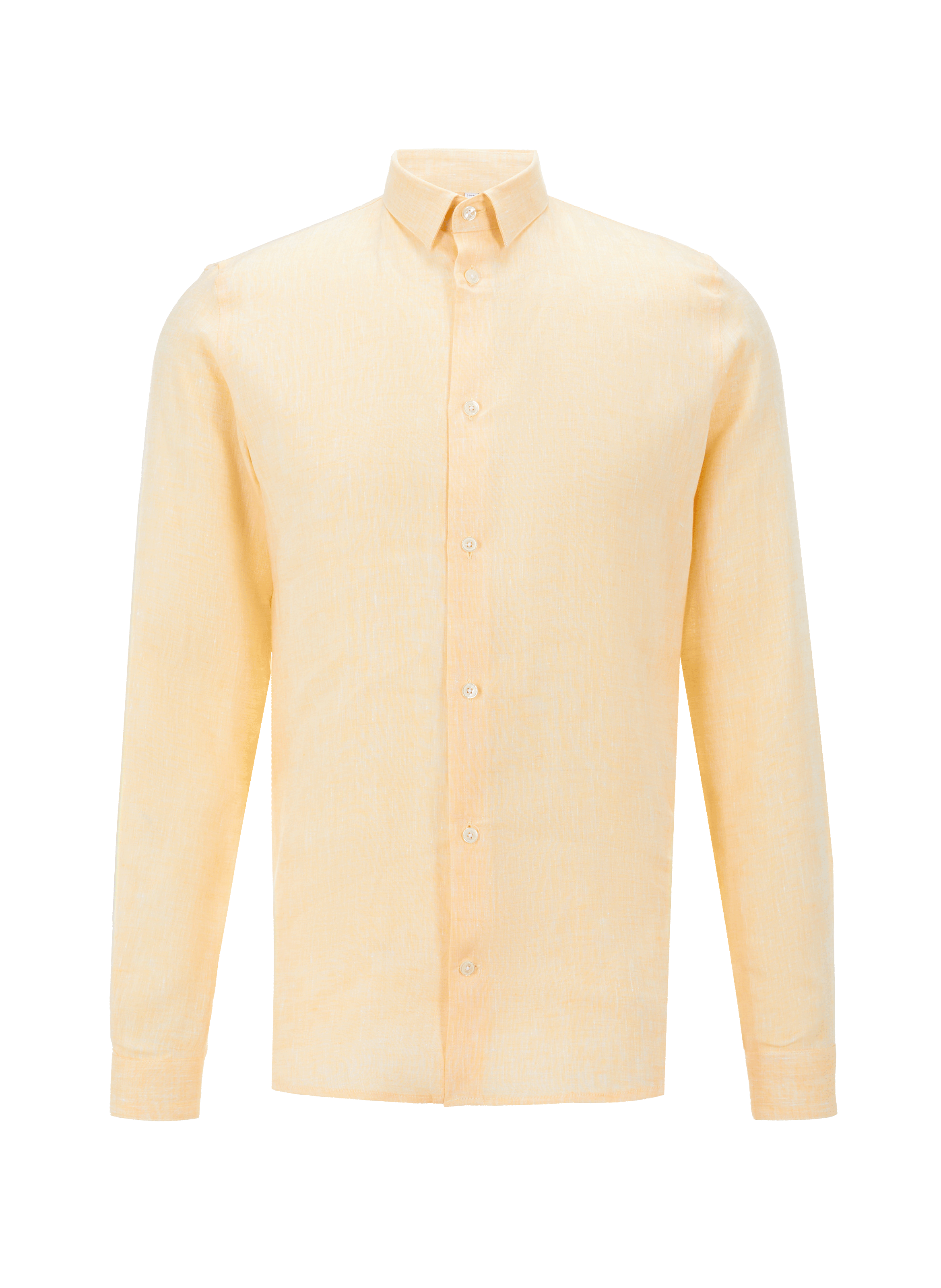 Chemise chinée en lin AU PRINTEMPS PARIS Jaune