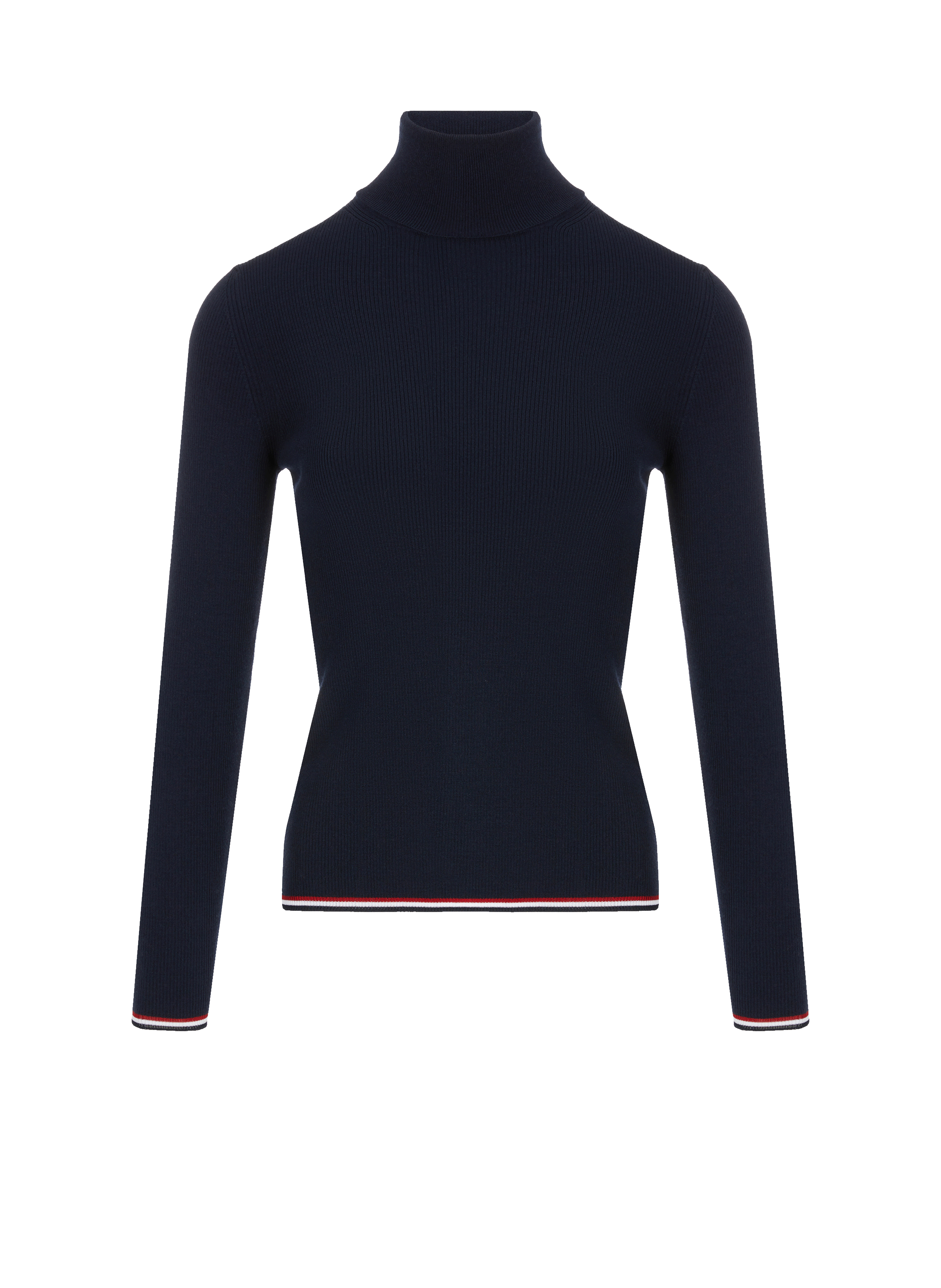 Pull col roulé en laine mérinos