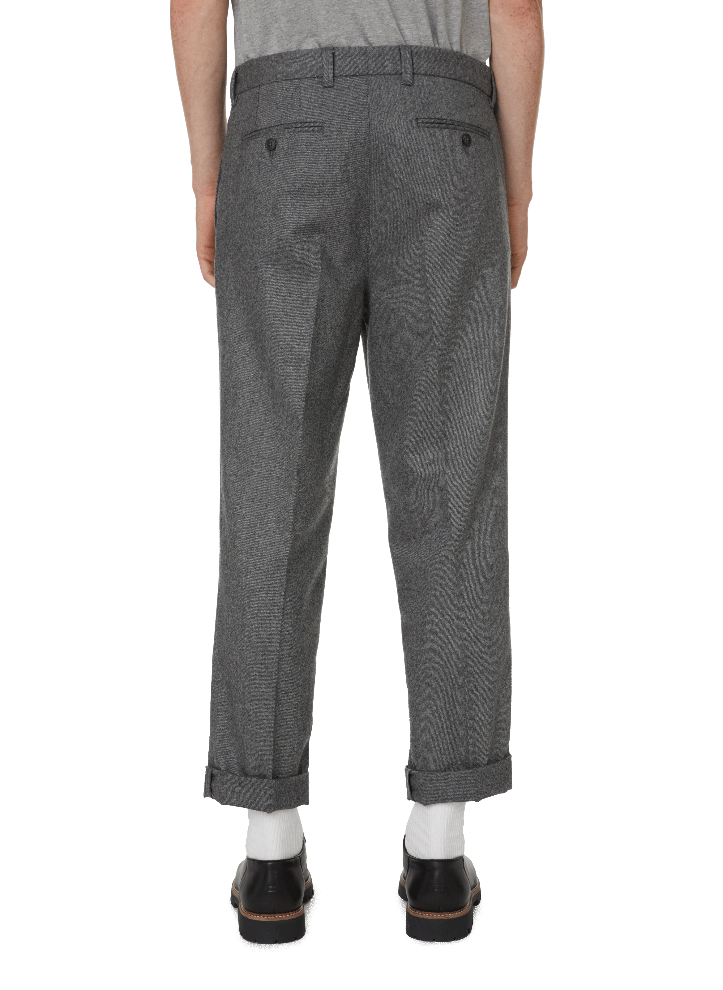 Cropped wool trousers SAISON 1865 Multicolour