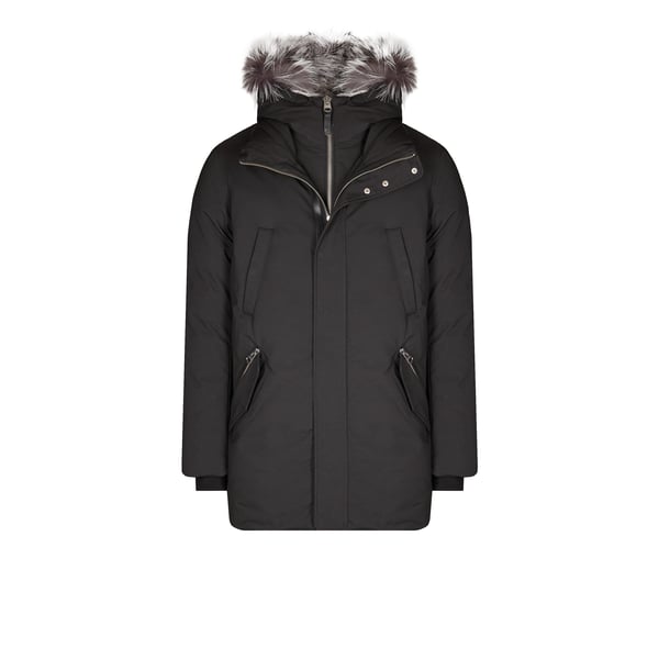 Parka à double col