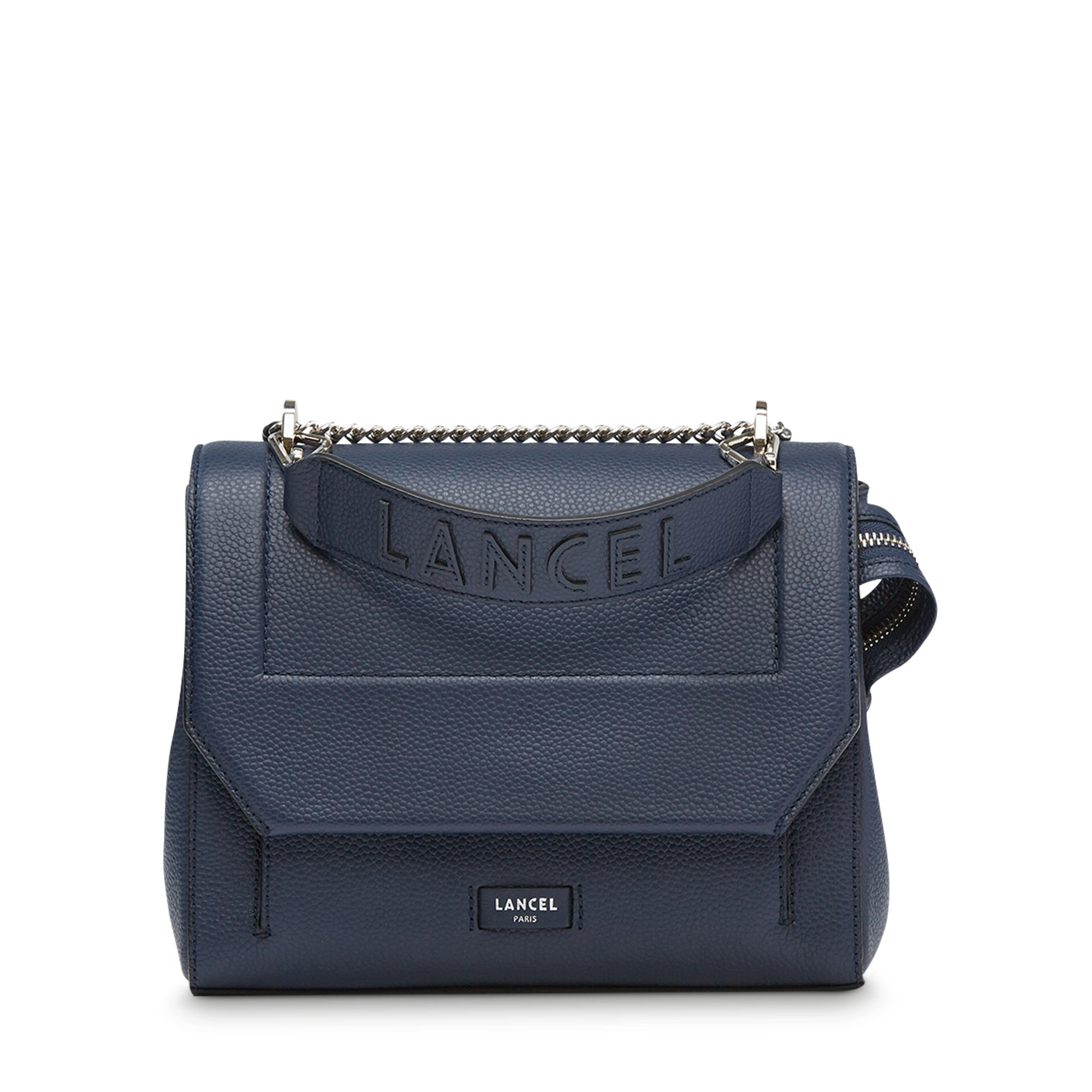 Sac rabat m ninon de lancel en cuir  Bleu petrole
