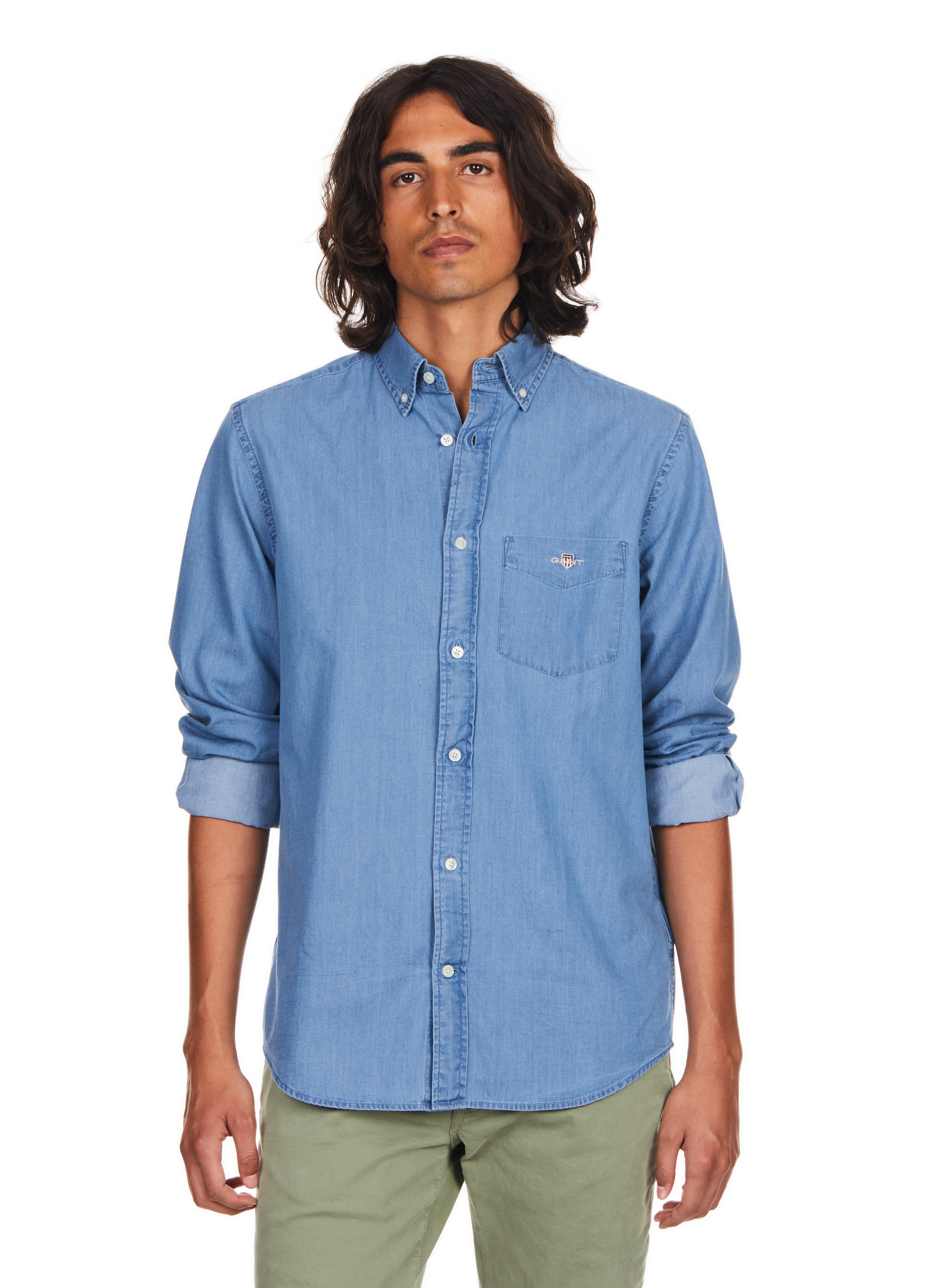 GANT  Cotton shirt Blue