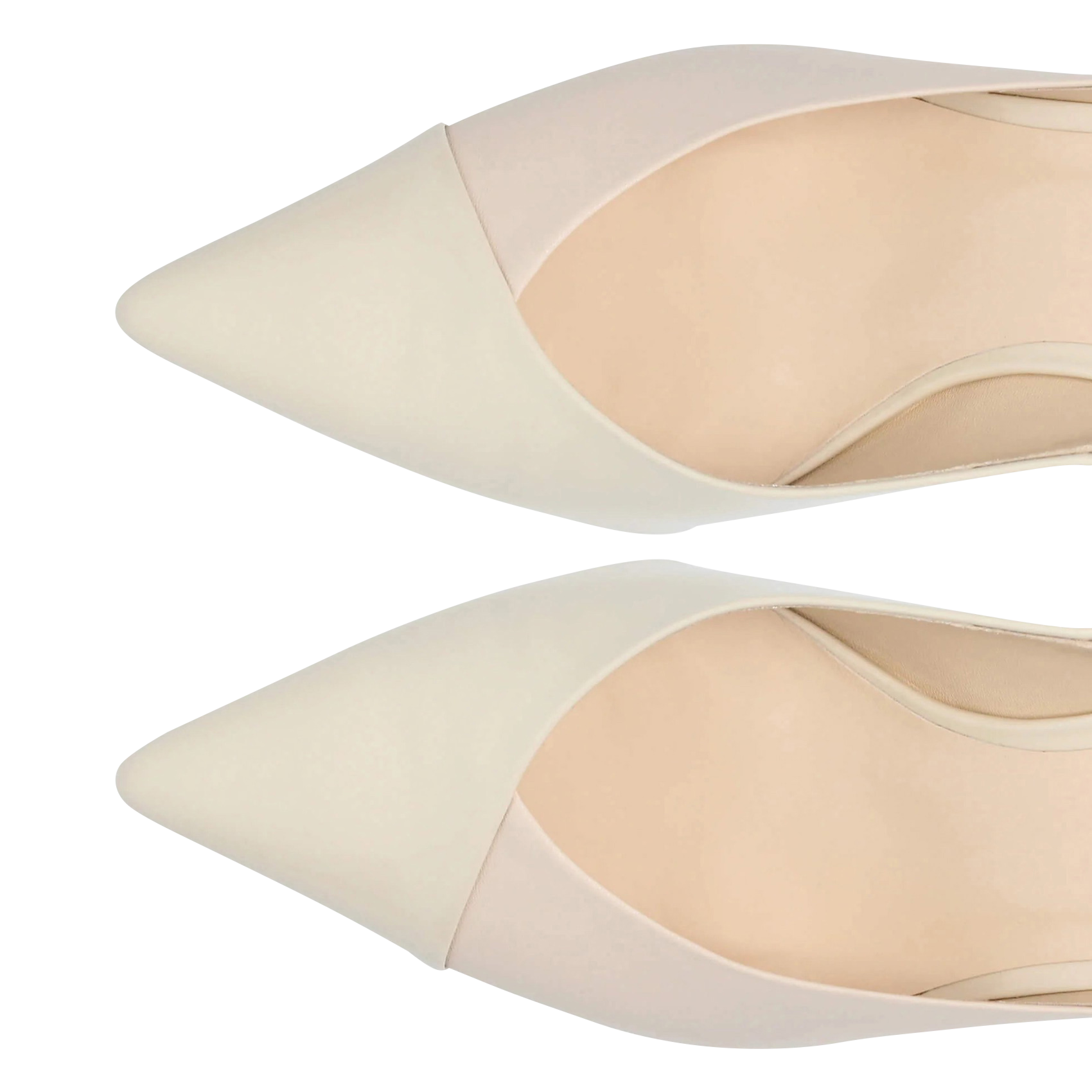 Escarpins à petit talon en cuir laurine REPETTO Beige