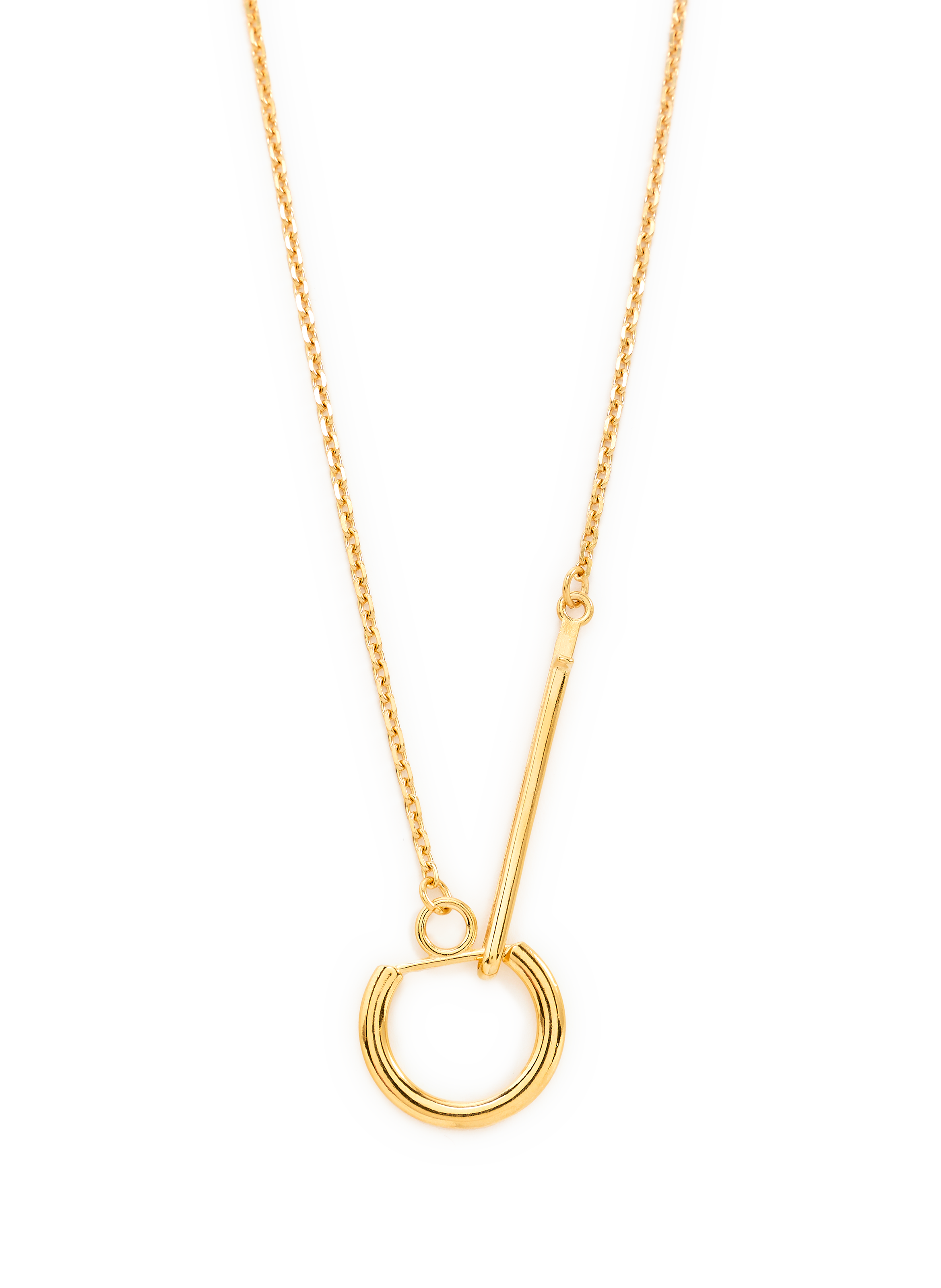 Collier gousset en vermeil ALT PARIS Doré