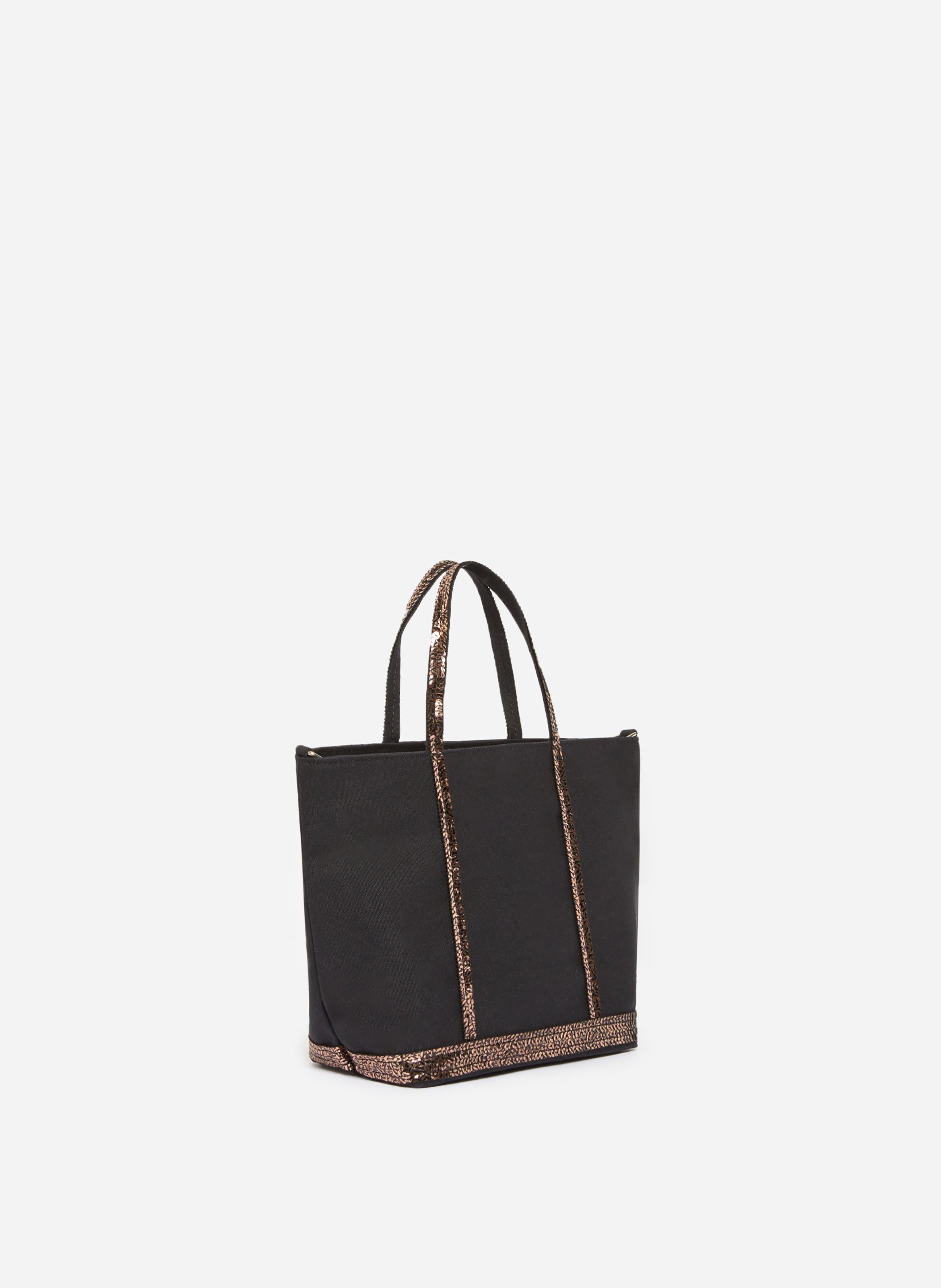 Cabas s zippé en toile VANESSA BRUNO Noir