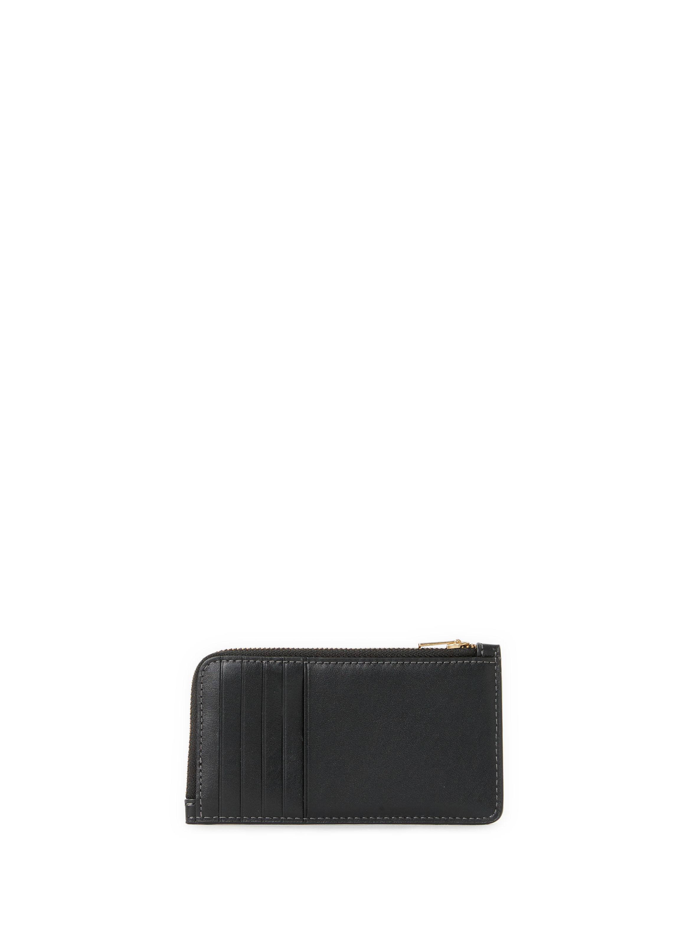 Porte-cartes en cuir  COACH Noir