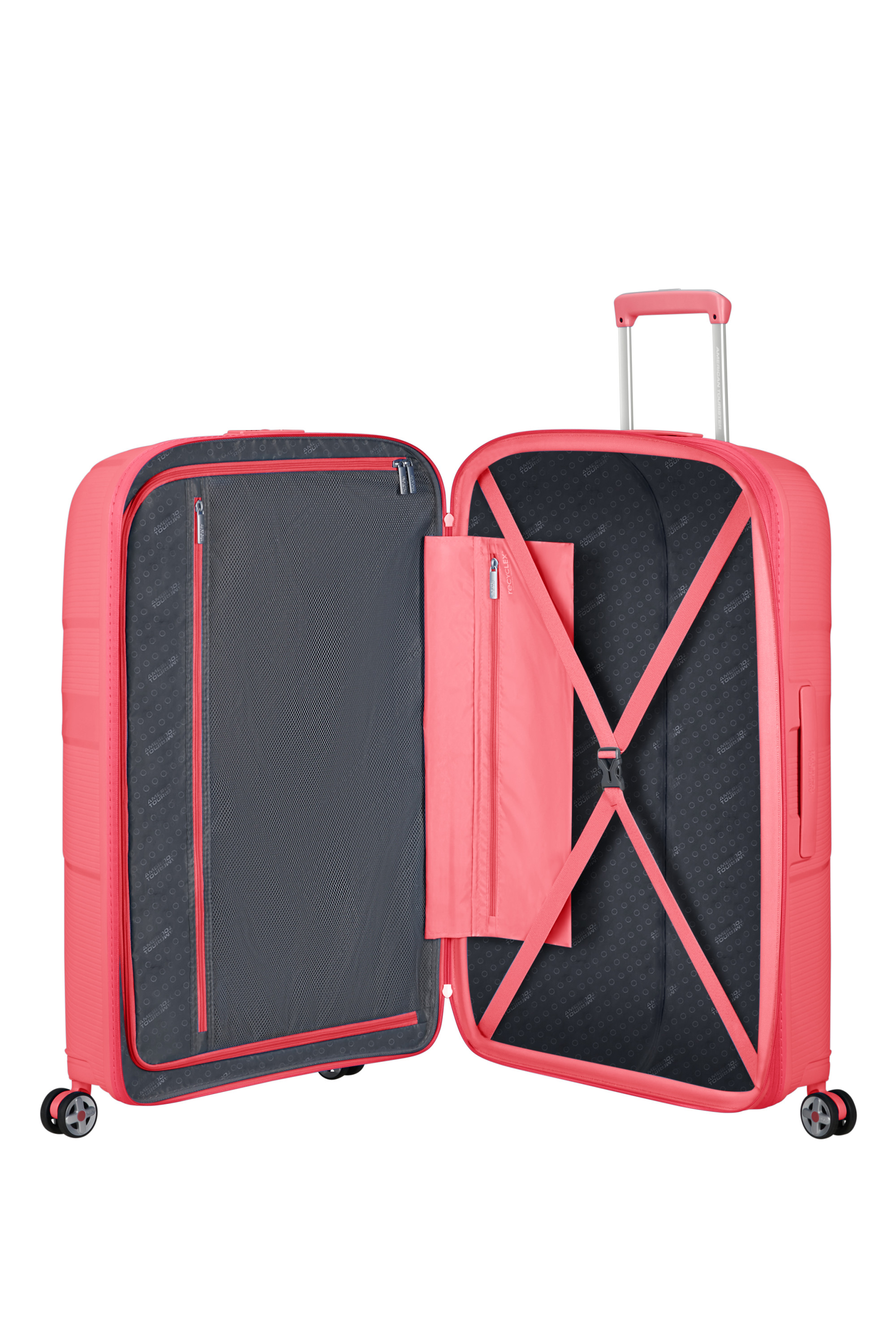 Starvibe valise 4 roues taille l AMERICAN TOURISTER Rose