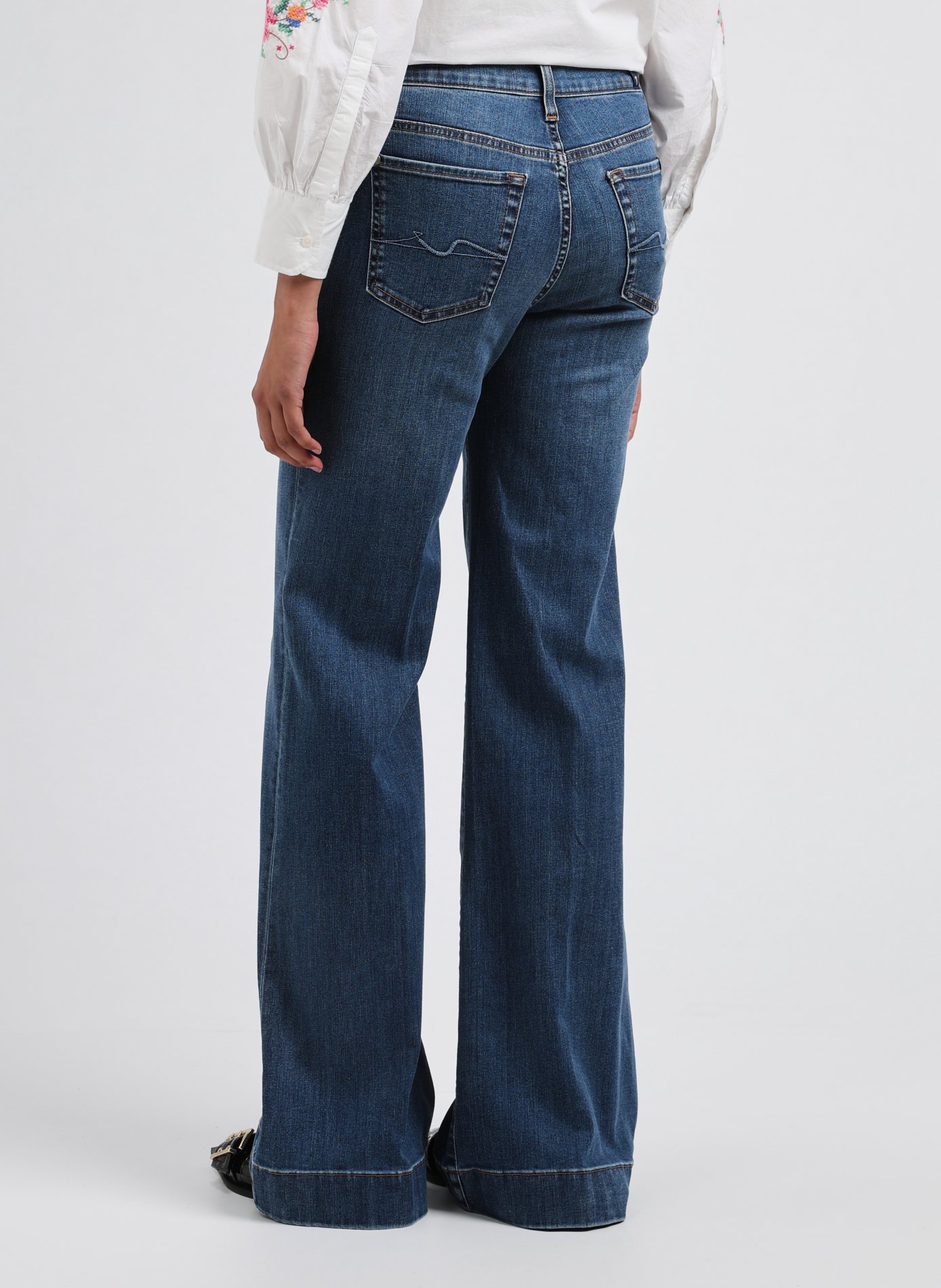 Jean flare Modern Dojo  7 FOR ALL MANKIND Bleu