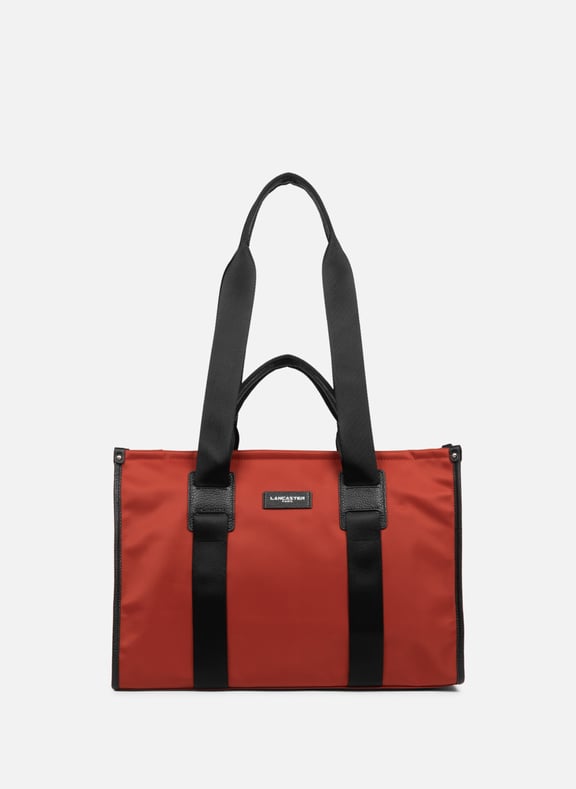 Large tote bag - Basic Faculty Red by LANCASTER LANCASTER Large tote bag - Basic Faculty Red