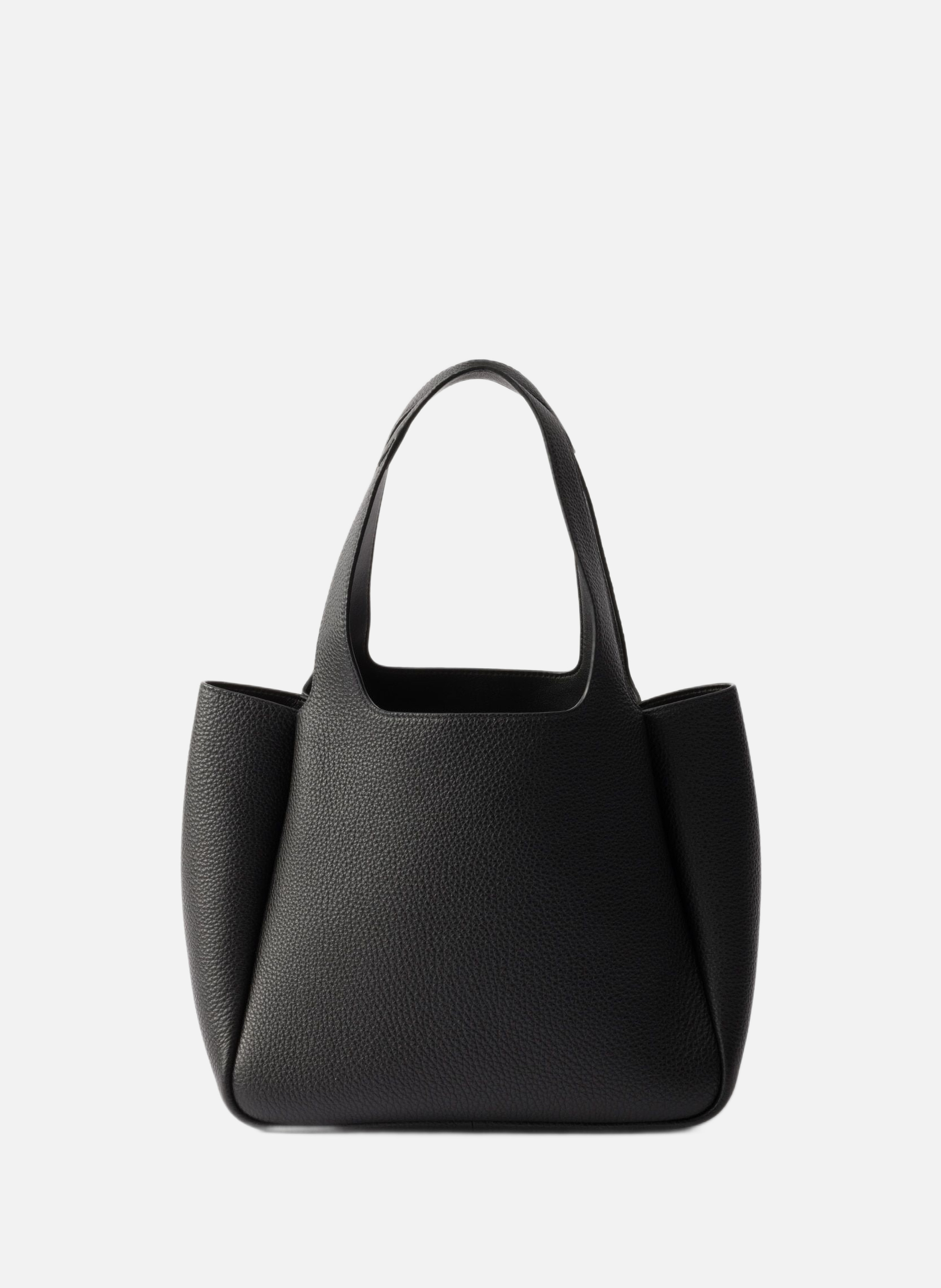 Petit cabas en cuir PRADA Noir