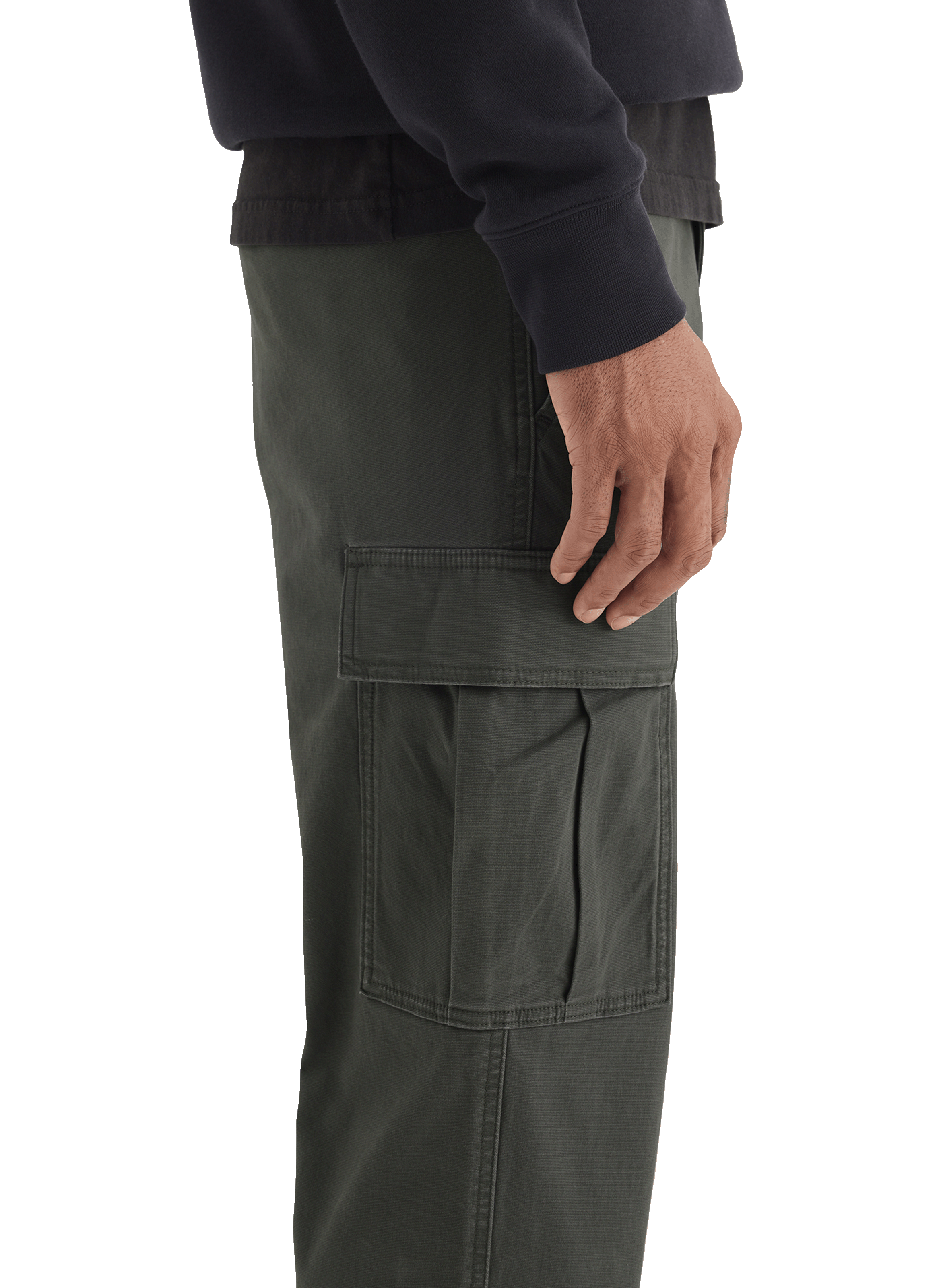 Pantalon cargo en coton DOCKERS Kaki