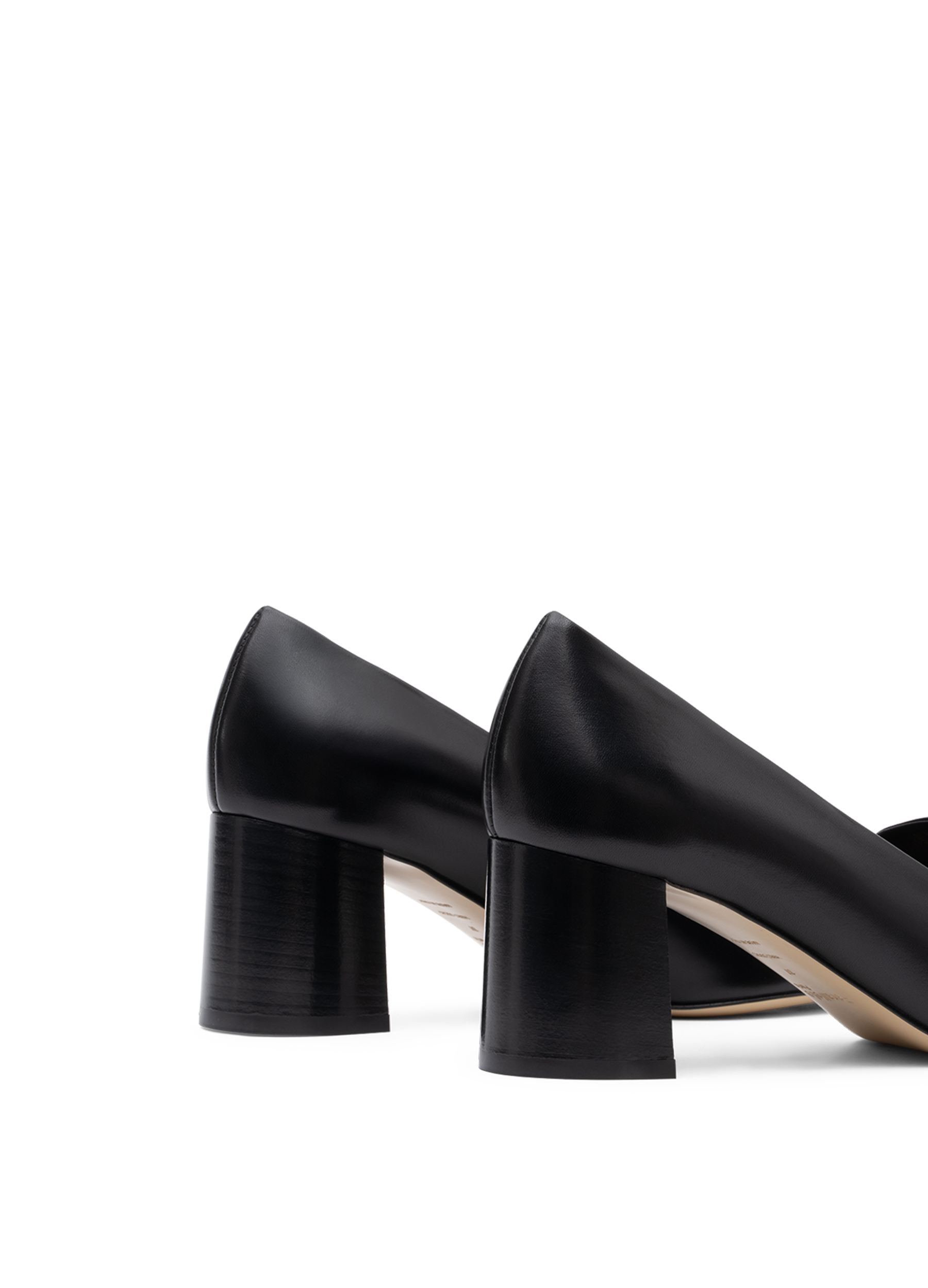 Mocassins bosco en veau lisse PARALLELE Noir