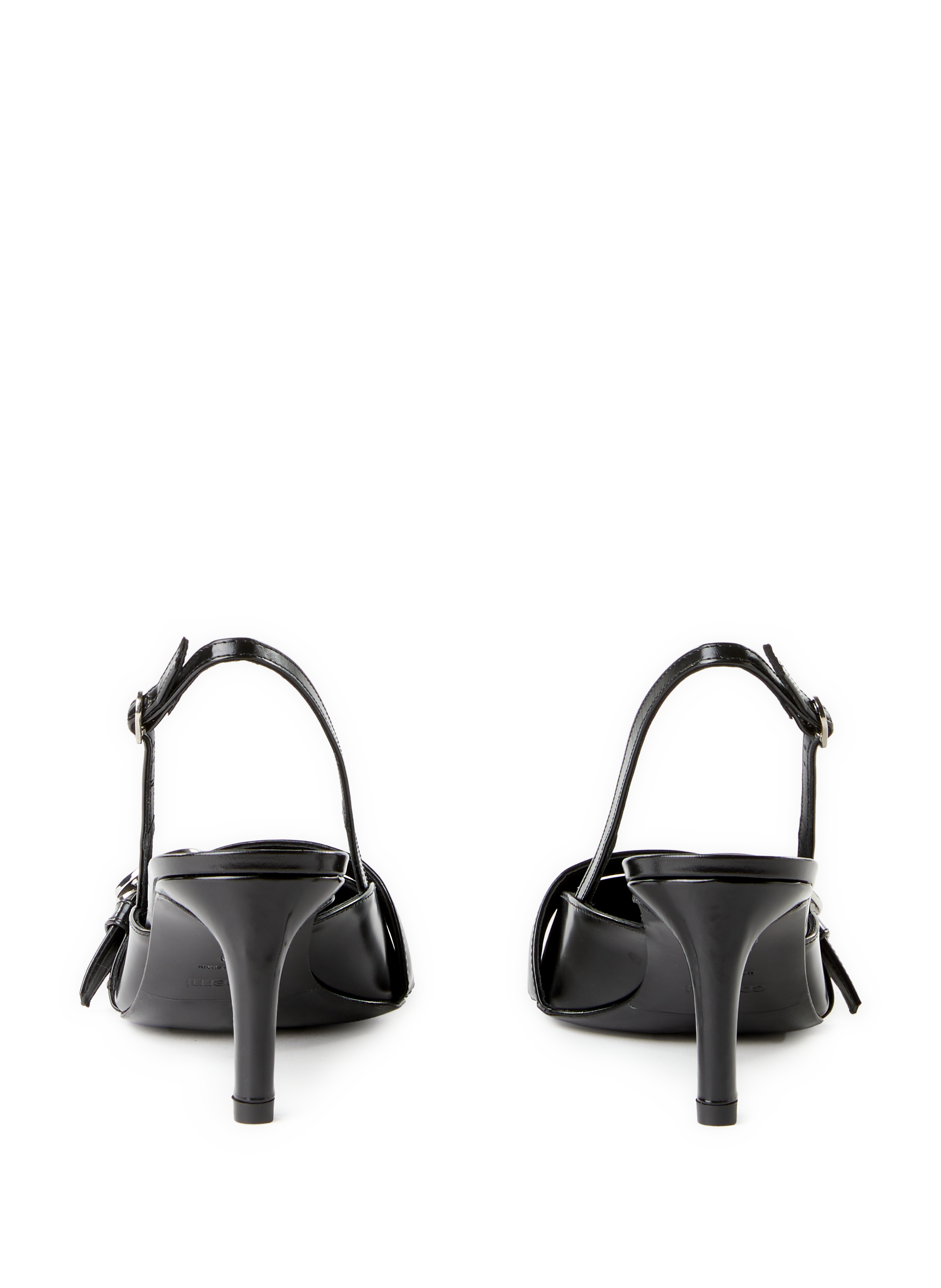 Sling-back vernies en cuir COPERNI Noir